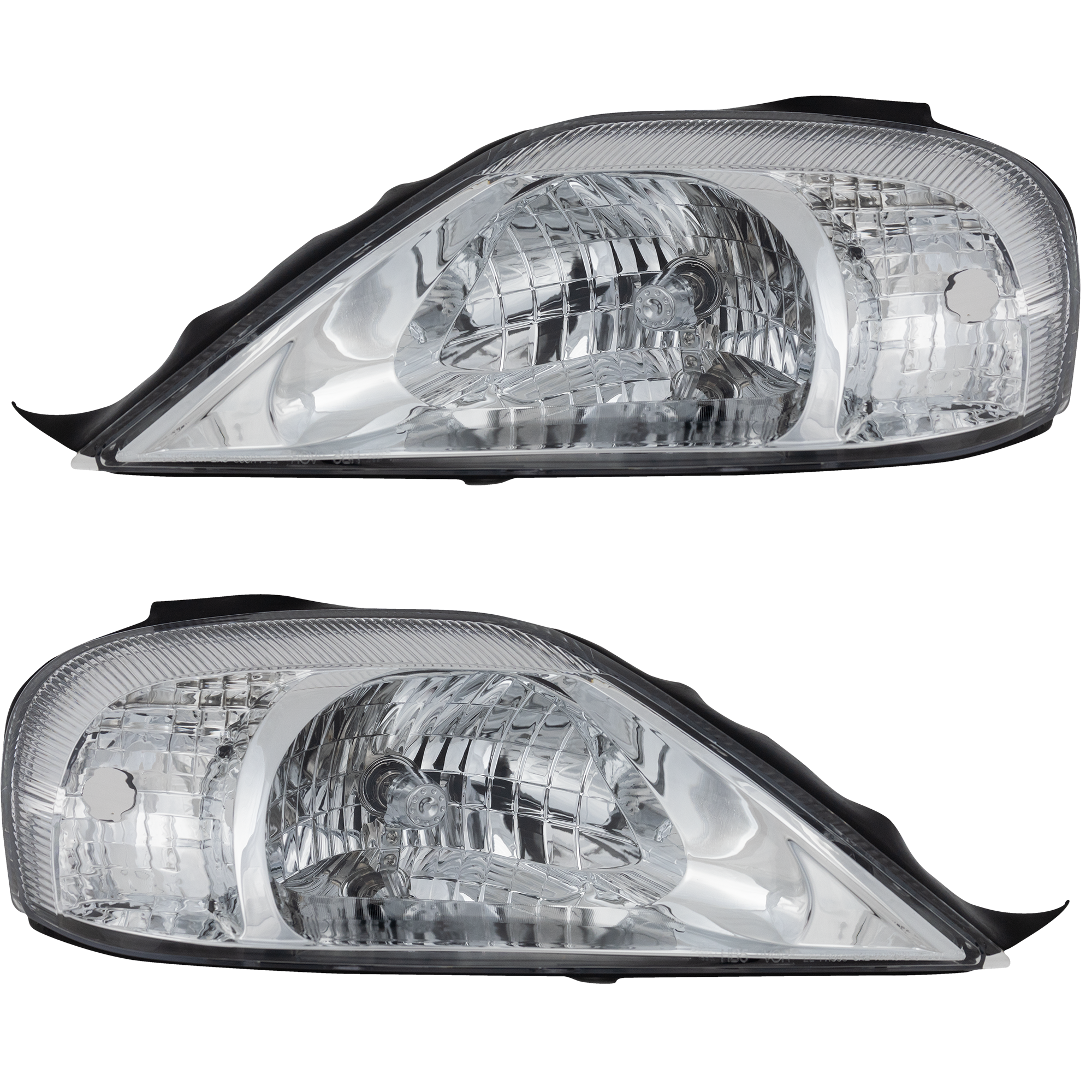 AM SABLE 00-05 HEAD LAMP RH AND LH Assembly Halogen SKU SET 20-5857-00 Partslink FO2518105 FO2519105 OEM 3F4Z13008AB 3F4Z13008AA