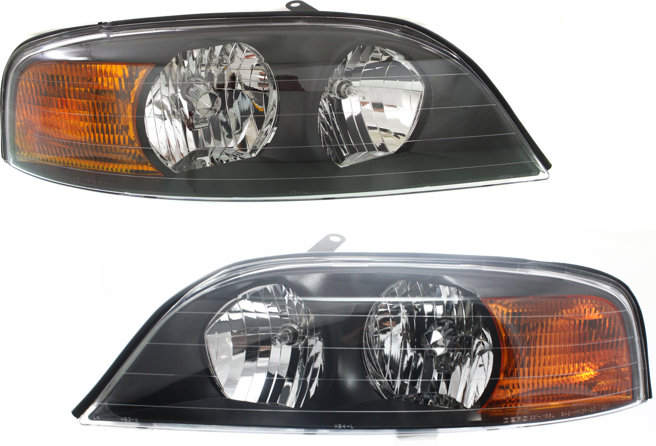 AM LS 00-02 HEAD LAMP RH AND LH Assembly SKU SET 20-5859-01 OEM 2W4Z13008CA PFM 2W4Z13008BA PF