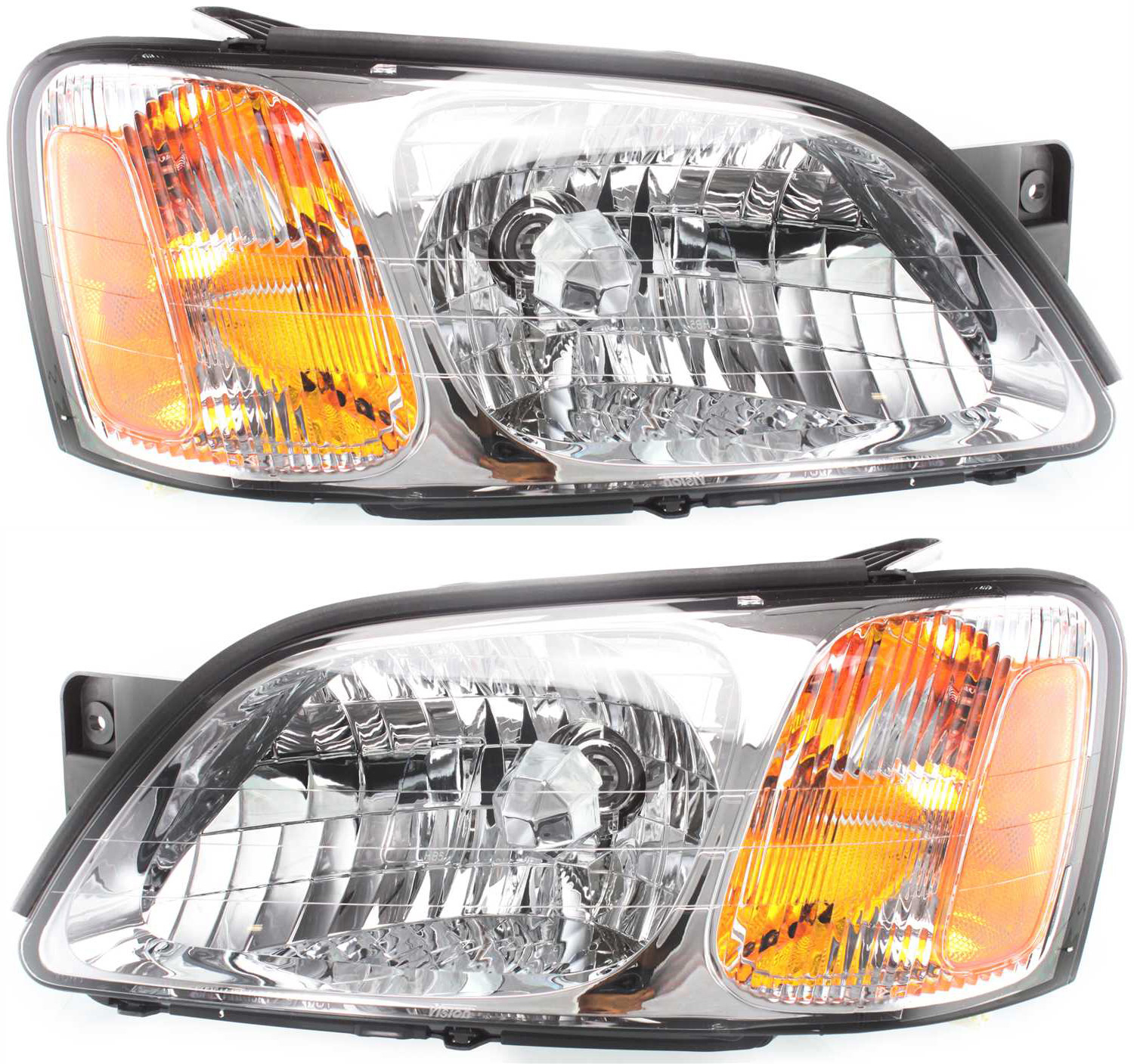 AM LEGACY 00-04 BAJA 03-06 HEAD LAMP RH AND LH Assembly Halogen Baja Sport Model Legacy Brighton L Models SKU SET 20-5867-00 Partslink SU2503106 SU2502106 OEM 84001AE12A 84001AE13A