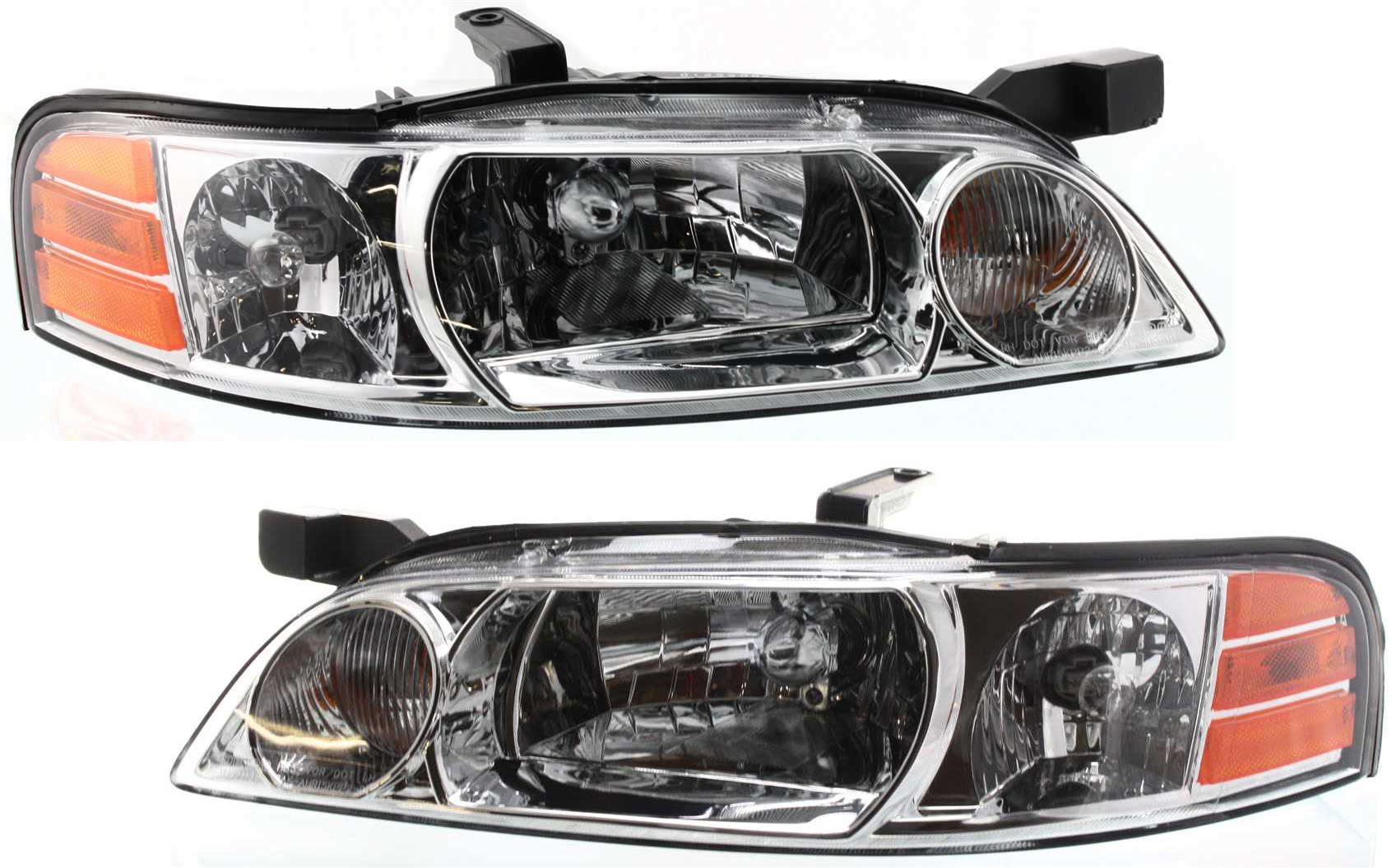 AM ALTIMA 00-01 HEAD LAMP RH AND LH Assembly Halogen SKU SET 20-5869-00 Partslink NI2503126 NI2502126 OEM 260100Z825-260600Z825