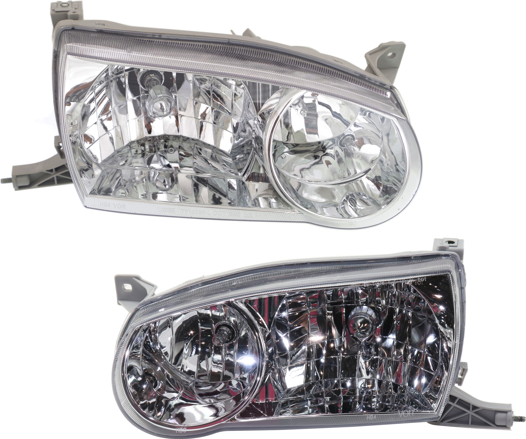 AM COROLLA 01-02 HEAD LAMP RH AND LH Assembly Halogen SKU SET 20-5961-00 Partslink TO2502133 TO2503133 OEM 8111002110-8115002100