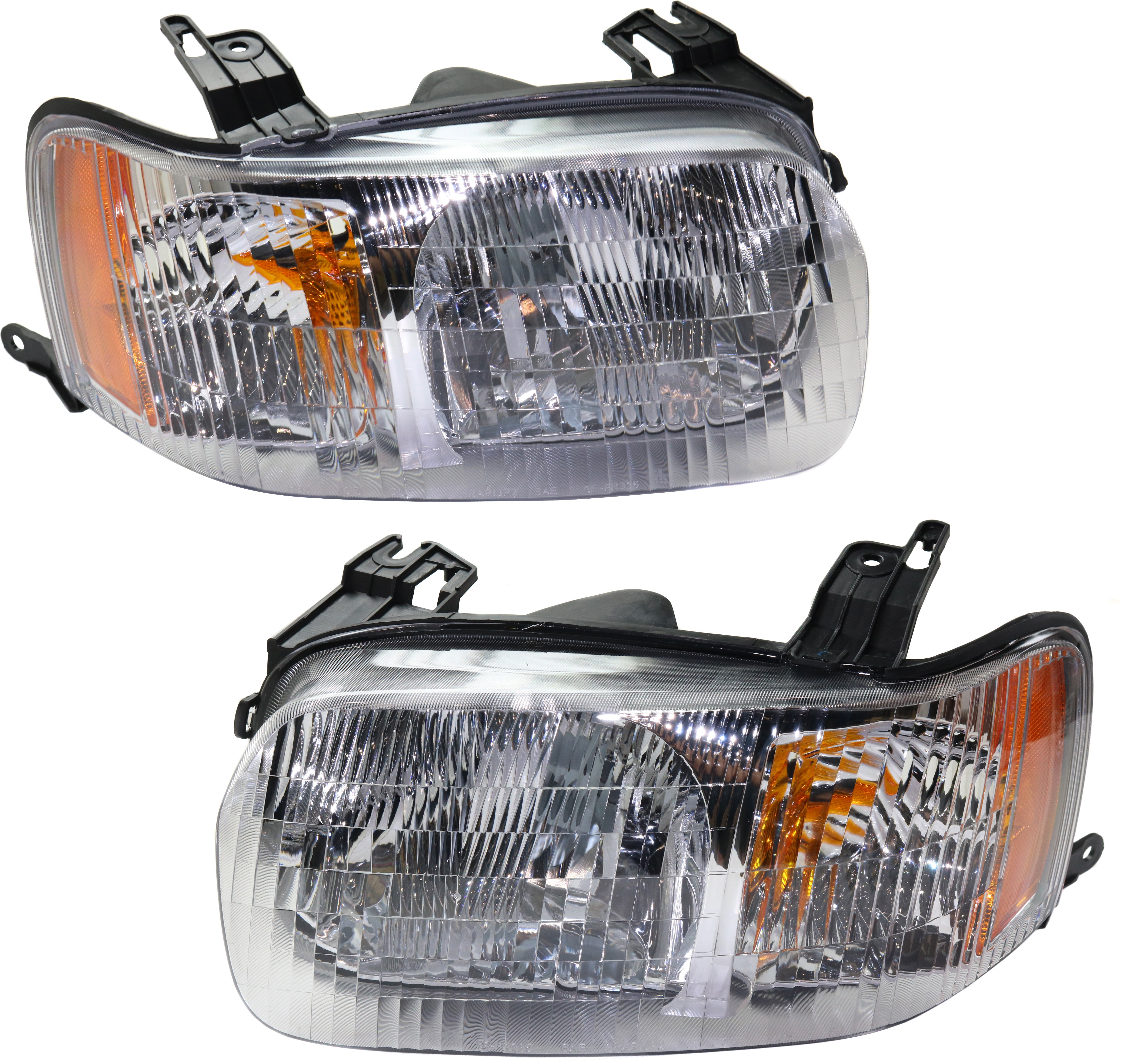AM ESCAPE 01-04 HEAD LAMP RH AND LH Assembly Halogen SKU SET 20-6049-00 Partslink FO2519103 FO2518103 OEM 4L8Z13008AA 4L8Z13008AB