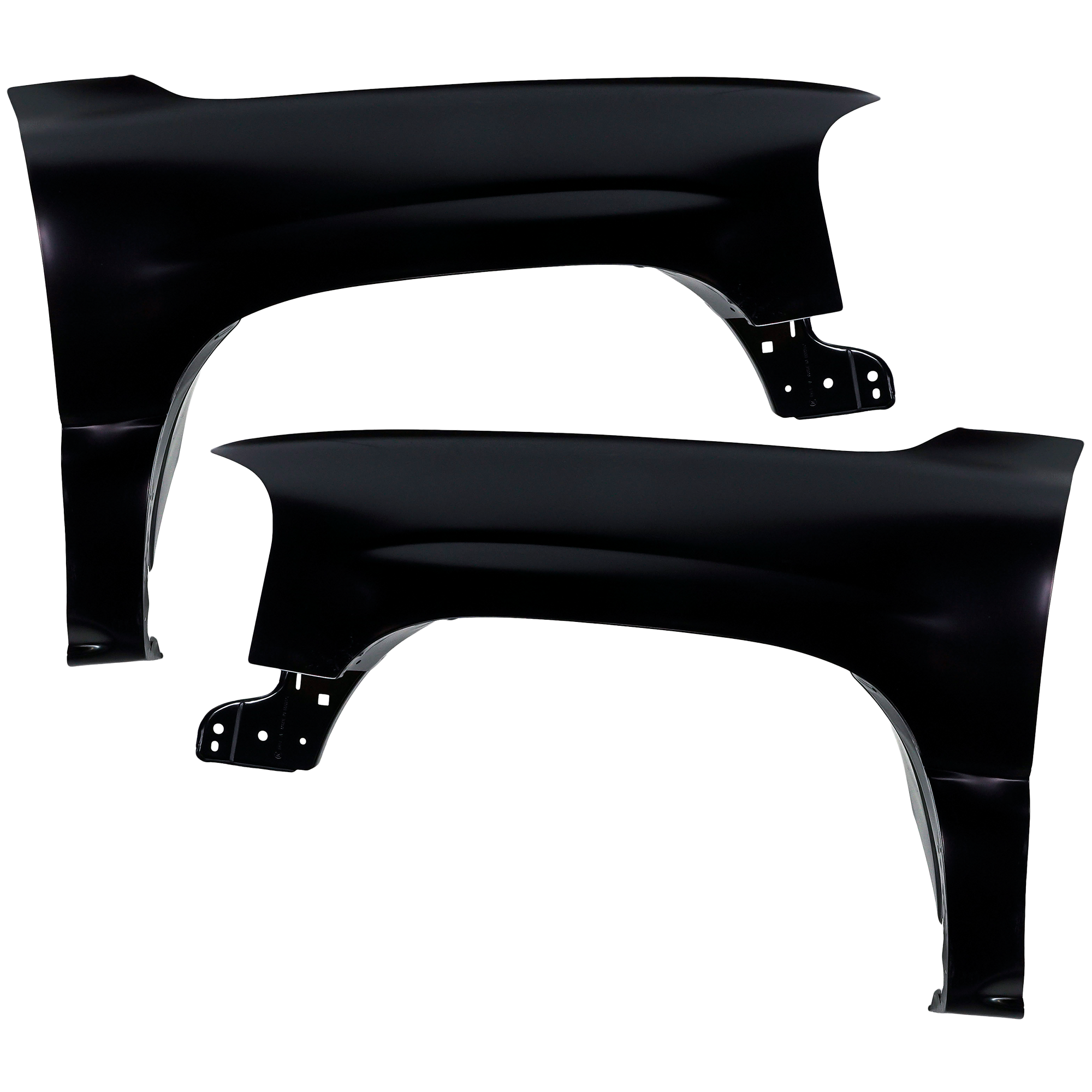 AM SIERRA P U 99-07 FRONT FENDER RH AND LH Primed USA Built Vehicle Vehicle SKU SET 20125 Partslink GM1240281 GM1241281 OEM 19168845-88944418