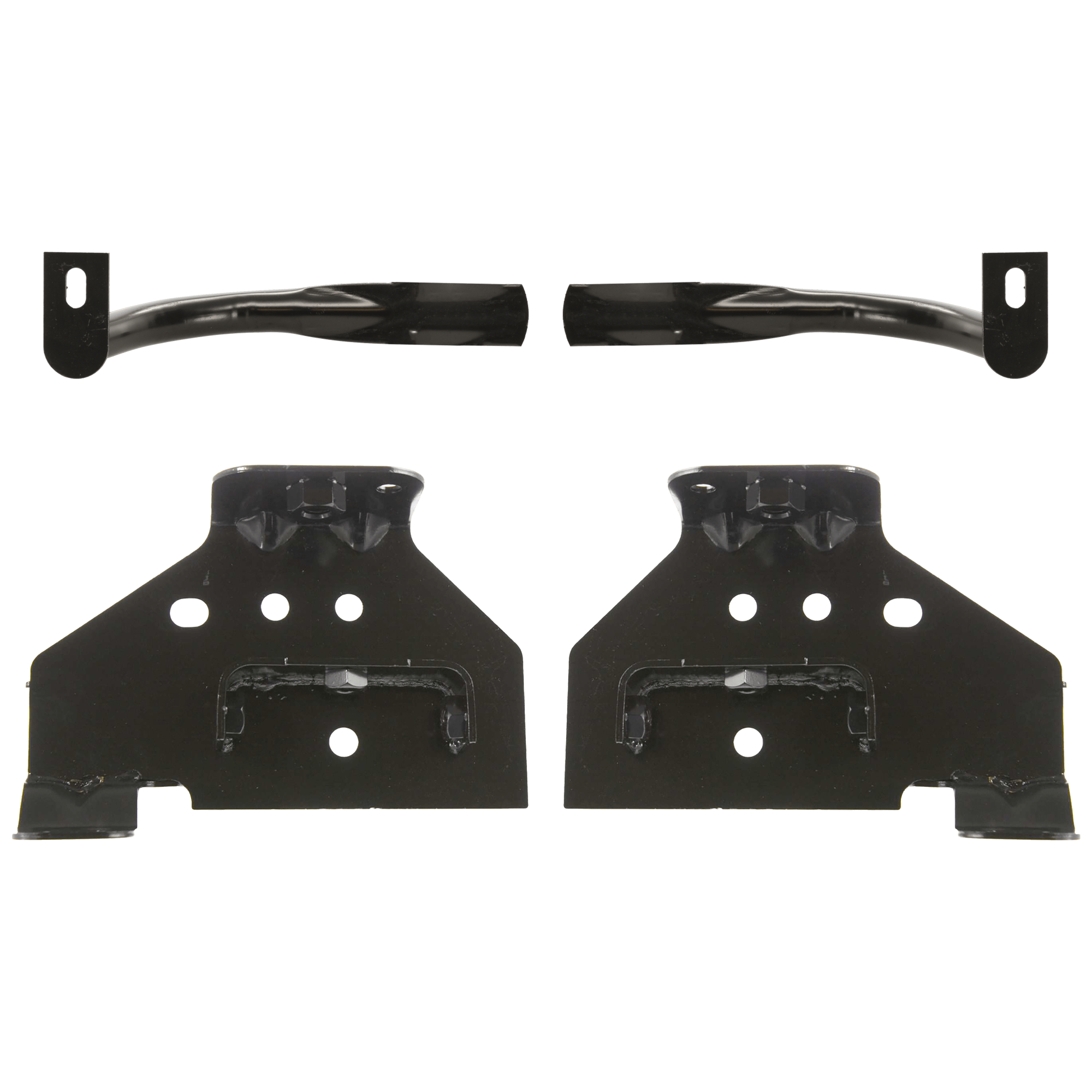 AM TAHOE YUKON 00-06 FRONT BUMPER BRACKET RH AND LH Outer Set of 4 SKU SET 20127-4 Partslink GM1066129 GM1066131 GM1067129 GM1067131 OEM 12474012-12474013-15705657-157