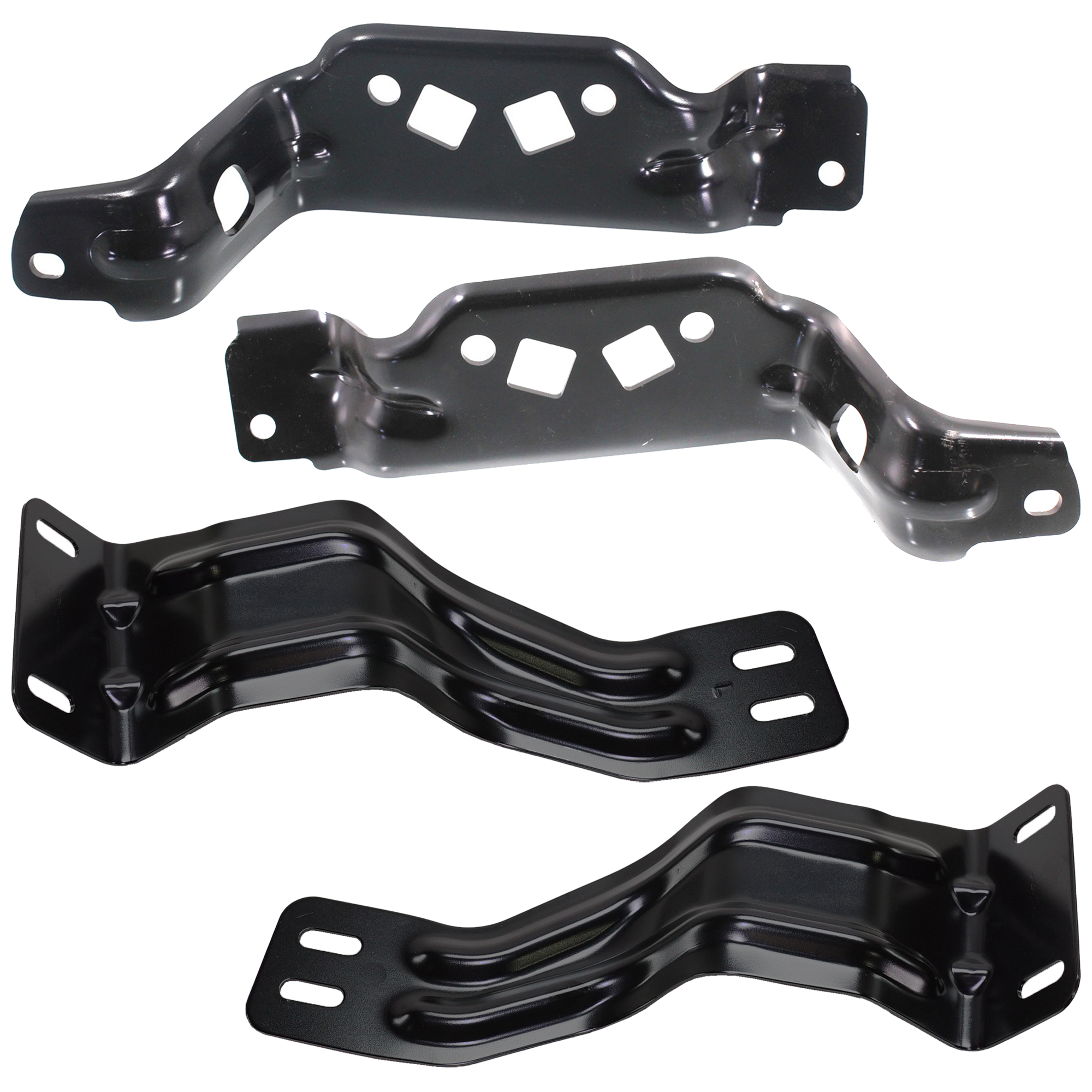 AM F 250 SUPER DUTY 11-16 F 350 SUPER DUTY 11-16 FRONT BUMPER BRACKET RH AND LH SKU SET 201301771544-4 Partslink FO1066185 FO1066186 FO1067185 FO1067186 OEM BC3Z17754B BC3Z17755B BC3Z17B8
