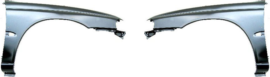 AM LEGACY 95-99 FRONT FENDER RH AND LH Primed SKU SET 2501 Partslink SU1240112 SU1241112 OEM 57110AC080-57110AC090