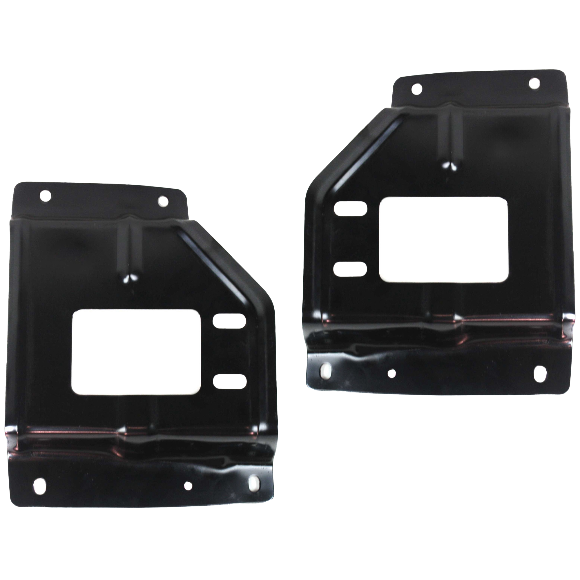 AM F SERIES SUPER DUTY 00-04 FRONT BUMPER BRACKET RH AND LH Plate Mounting SKU SET 30010 Partslink FO1067133 FO1067147 FO1066133 FO1066147 OEM F81Z17B984AD 1C3Z17B984AA F81Z