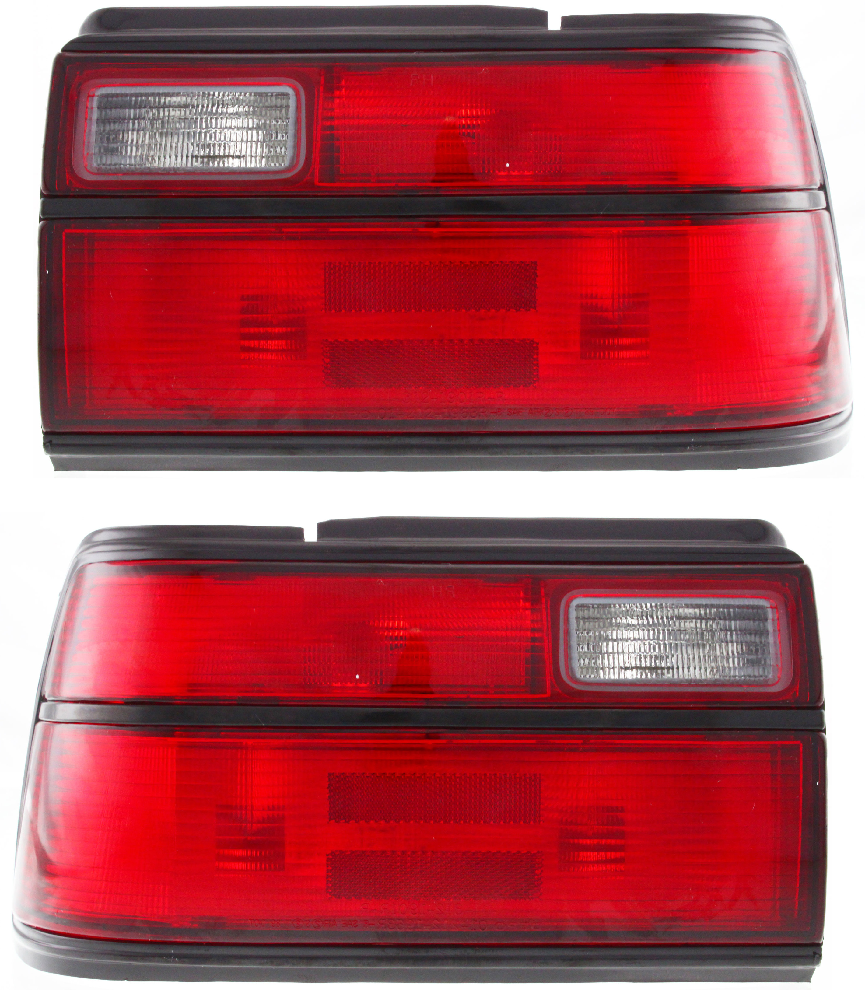 AM COROLLA 88-90 TAIL LAMP RH AND LH Assembly SKU SET 3121901RAS Partslink TO2801132 TO2800132 OEM 815501A620-815601A450