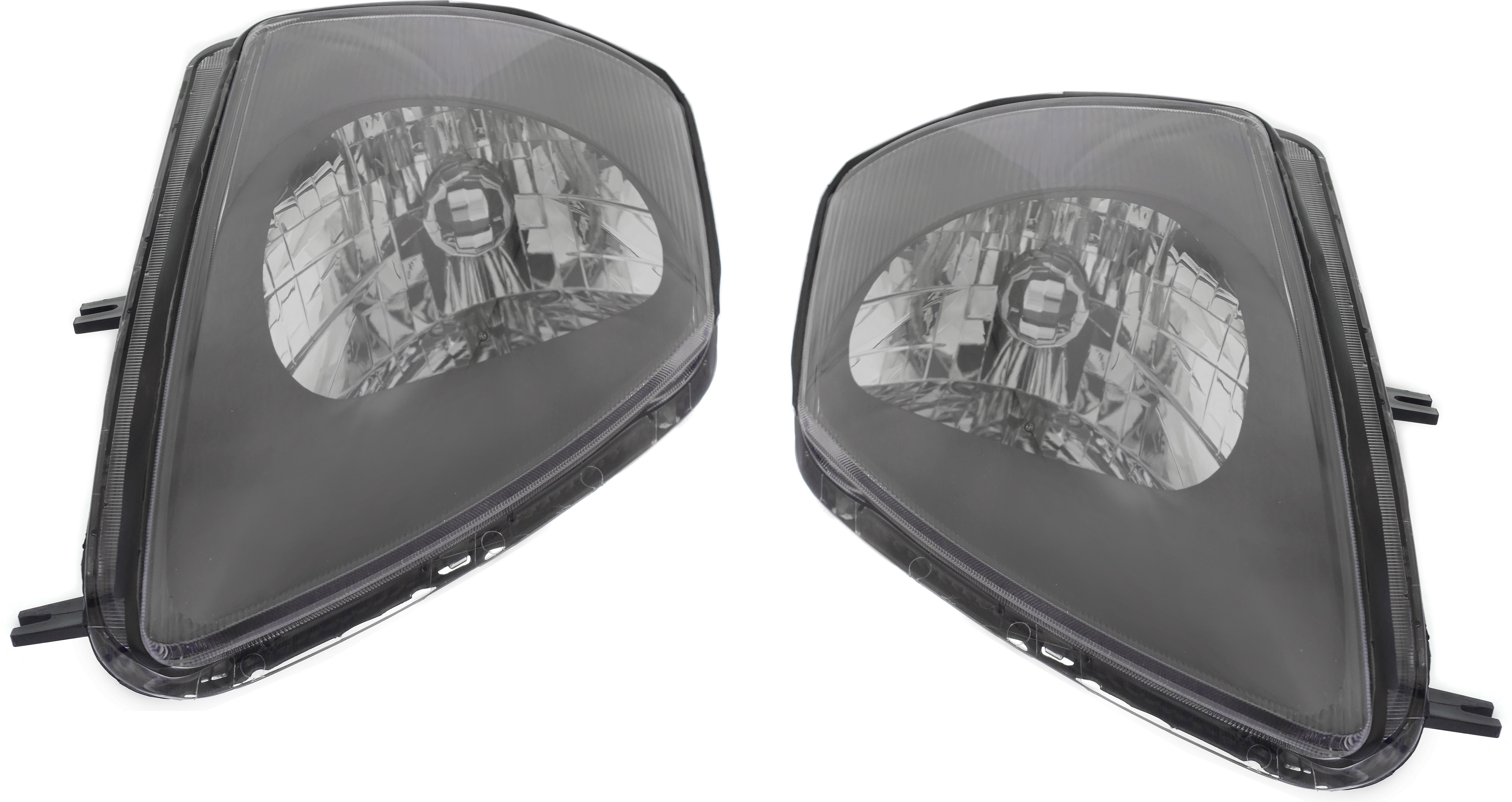 AM ECLIPSE 00-02 HEAD LAMP RH AND LH Assembly Halogen To 1-02 SKU SET 3141126RAS Partslink MI2503112 MI2502112 OEM MR496322 MR496321