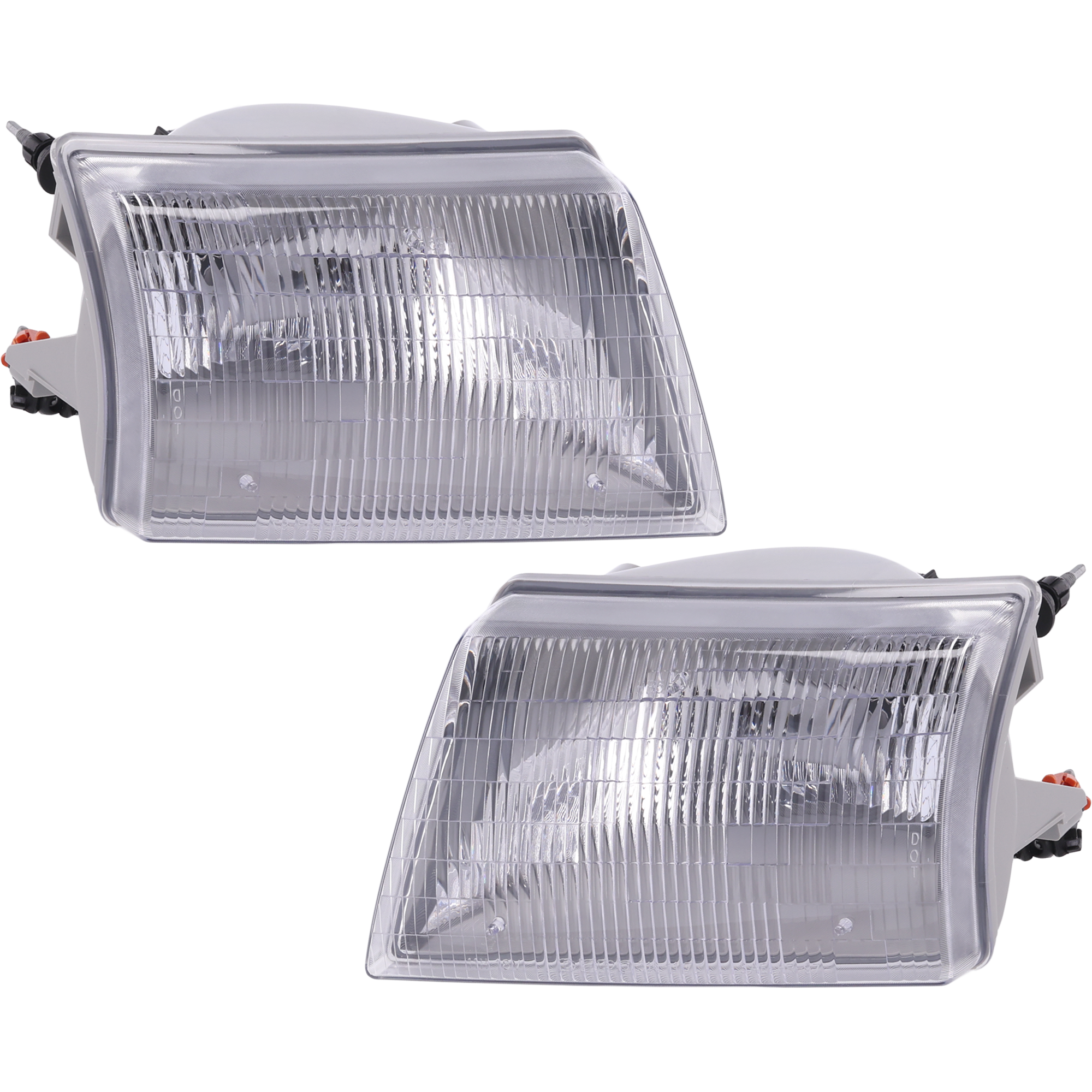 AM MAZDA PICKUP 98-00 HEAD LAMP RH AND LH Assembly Halogen SKU SET 3161117RAS Partslink MA2502113 MA2503113 OEM ZZP051040B ZZP051030B