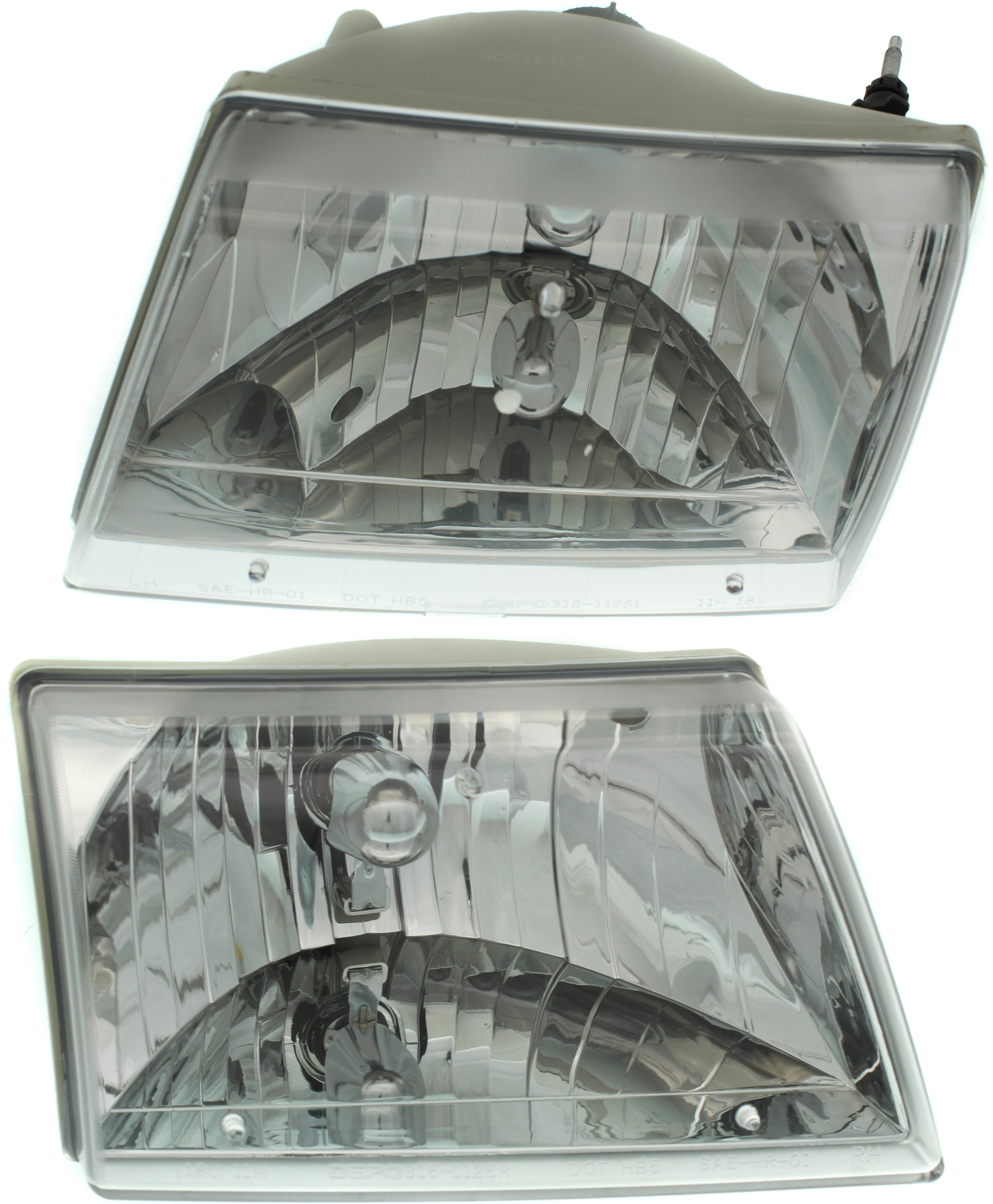 AM MAZDA PICKUP 01-10 HEAD LAMP RH AND LH Assembly Halogen CAPA SKU SET 3161125RASQ Partslink MA2502117C MA2503117C OEM 1FAA51030-1FAA51040