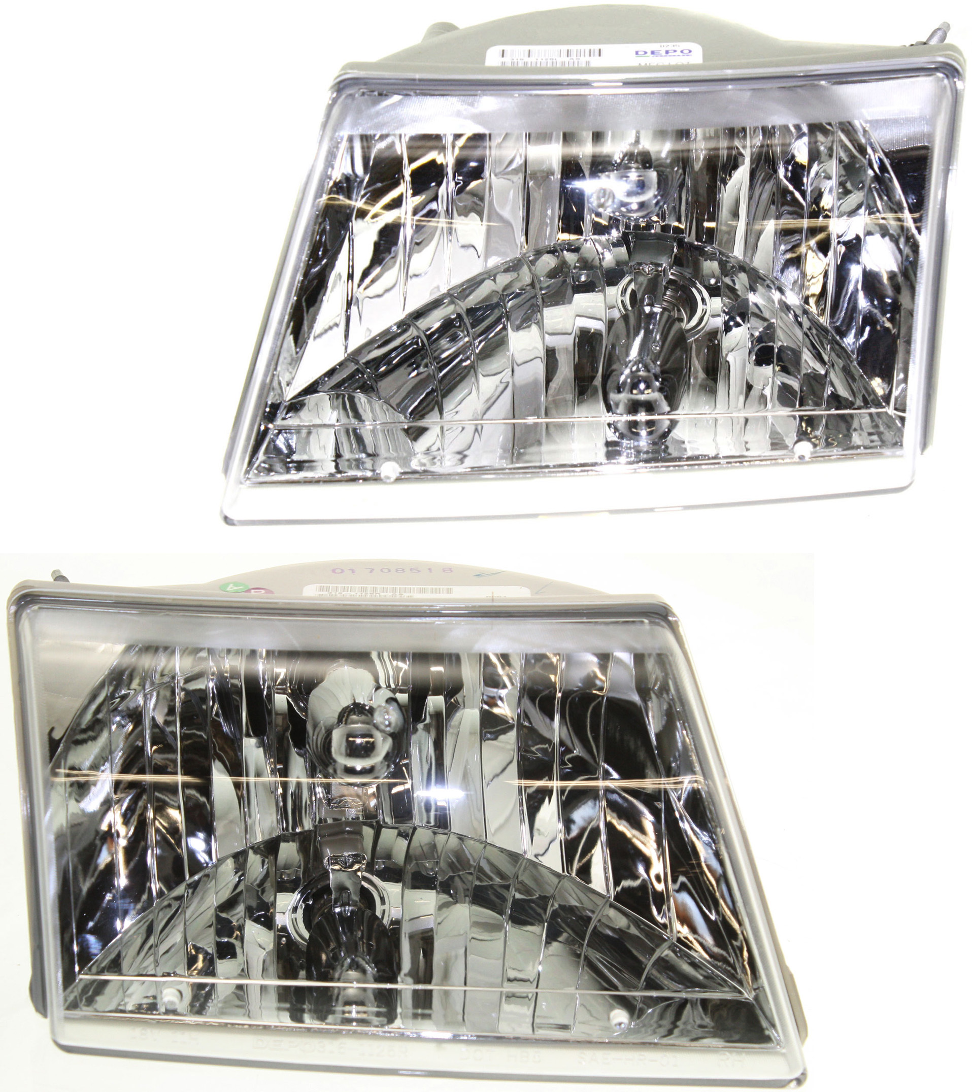 AM MAZDA PICKUP 01-10 HEAD LAMP RH AND LH Assembly Halogen SKU SET 3161125RAS Partslink MA2502117 MA2503117 OEM 1FAA51030-1FAA51040