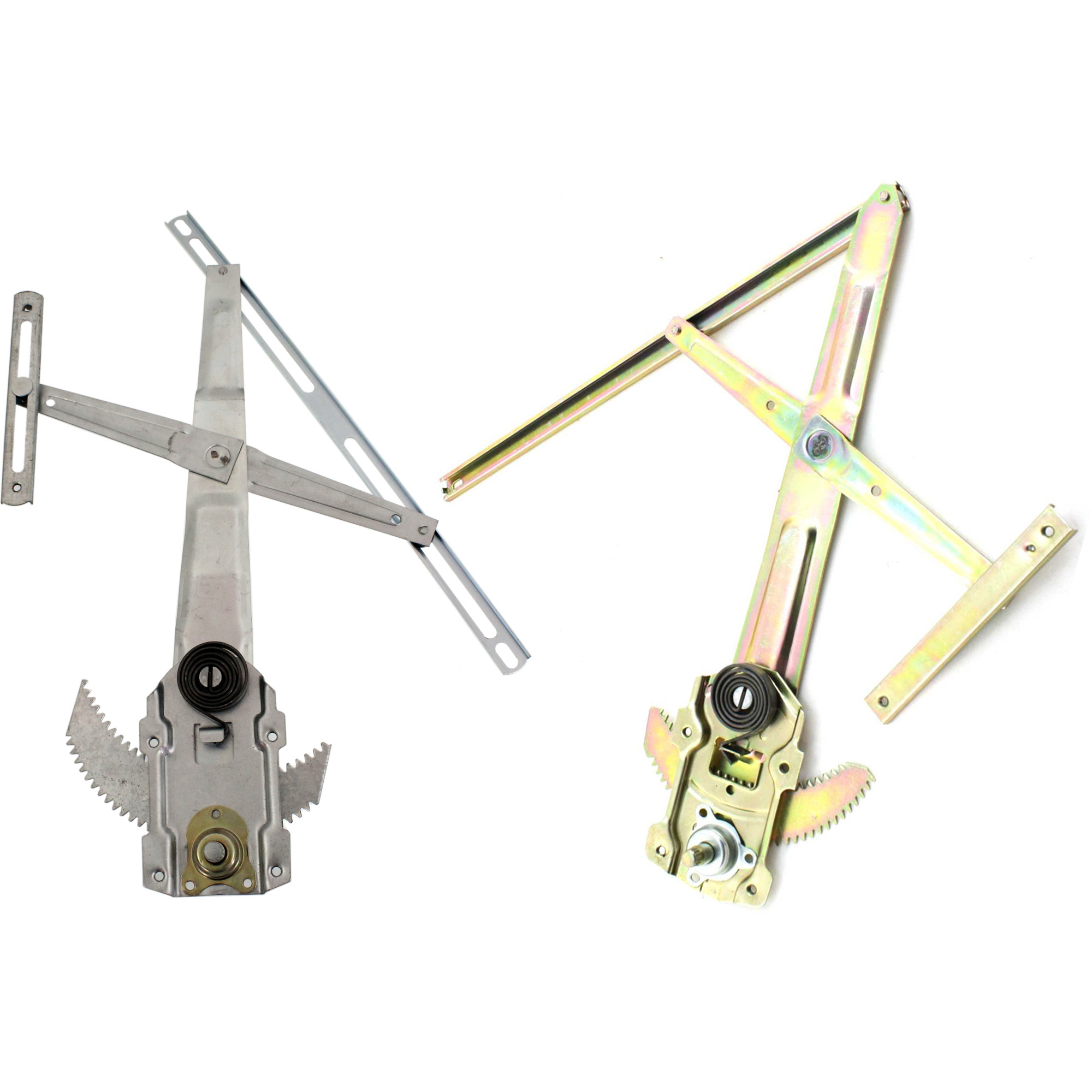 AM PICKUP 79-83 FRONT WINDOW REGULATOR RH AND LH Manual w o Vent Window SKU SET 3165-1 Partslink TO1350102 TO1351102 OEM 6980189105-6980289105