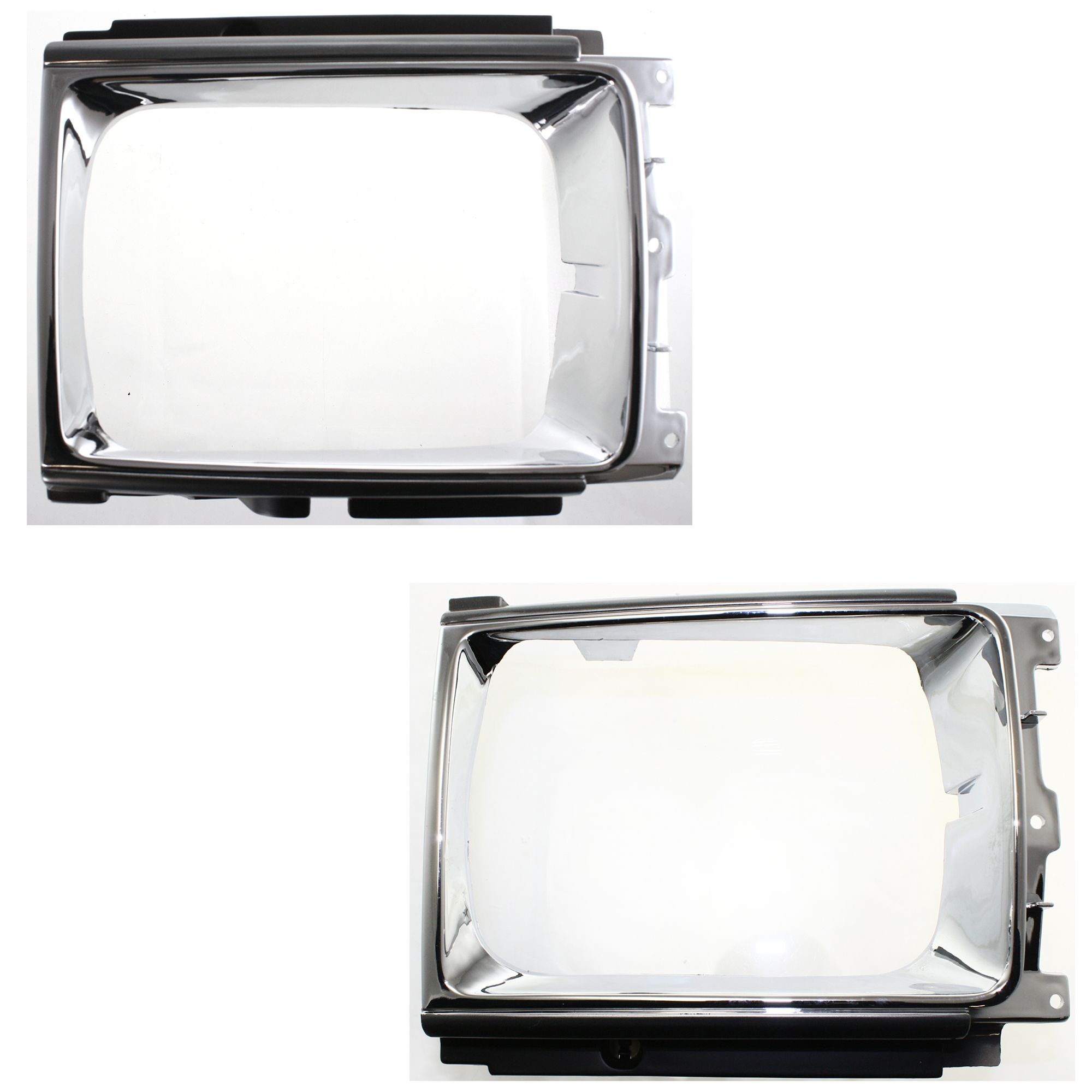 AM 4RUNNER 87-89 HEAD LAMP DOOR RH AND LH Chrome Painted Black SKU SET 3281
