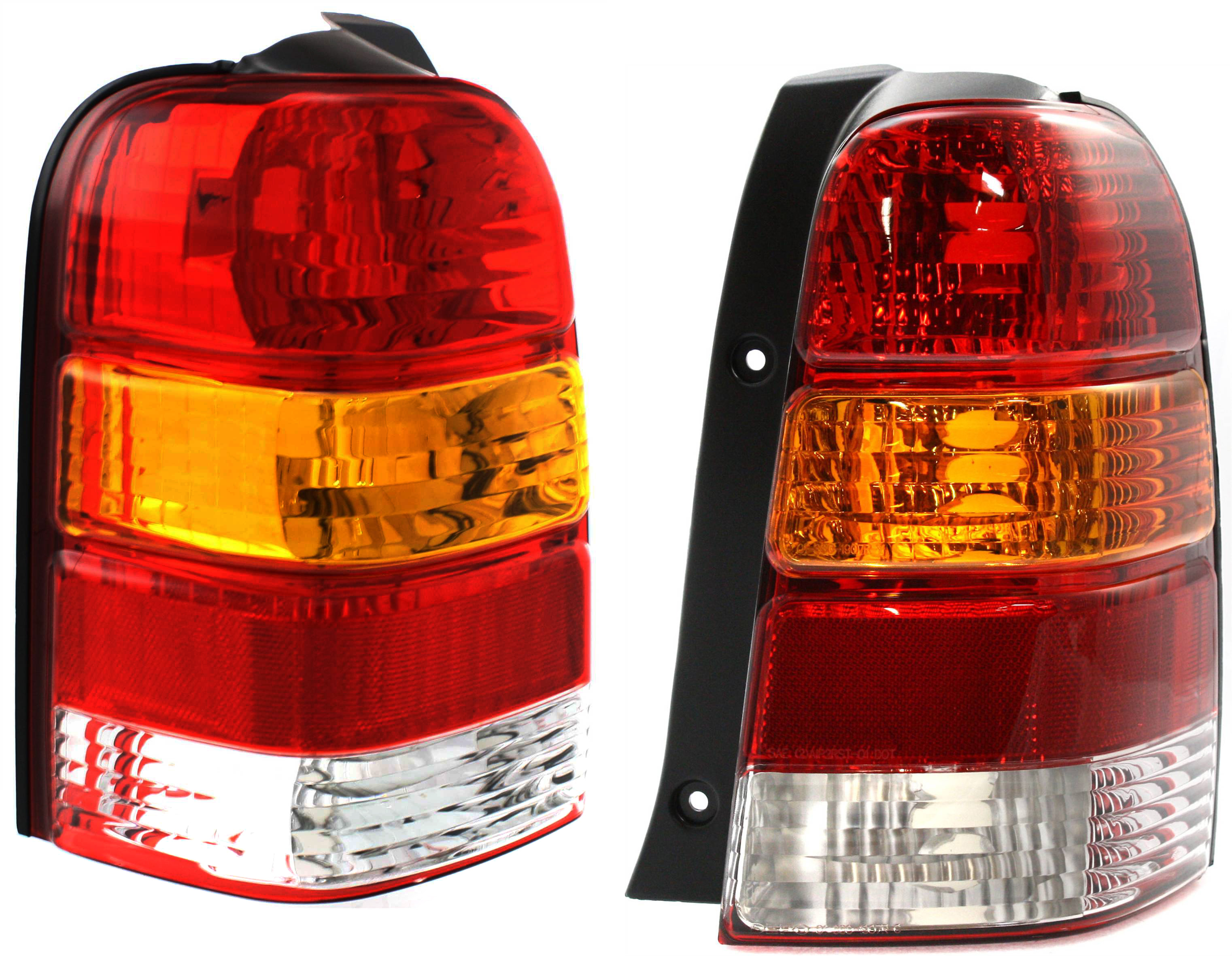 AM ESCAPE 01-07 TAIL LAMP RH AND LH Lens and Housing SKU SET 3301907RUS Partslink FO2818102 FO2819102 OEM 6L8Z13405DA 6L8Z13404DA