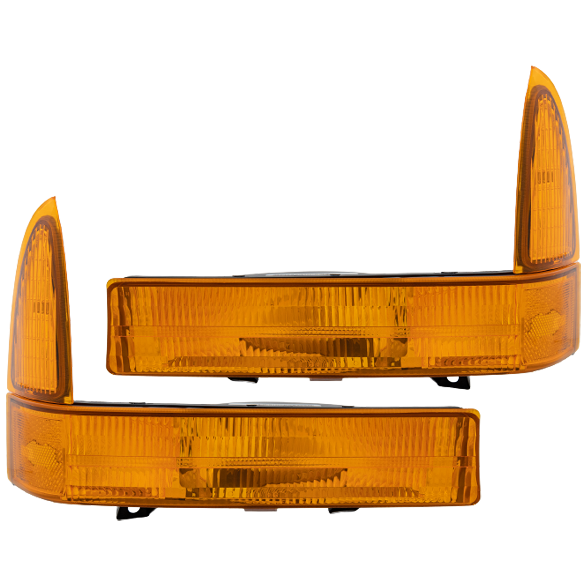 AM F SERIES SUPER DUTY 99-01 CORNER LAMP RH and LH Included Lens and Housing SKU SET 3311638RUS Partslink FO2520141 FO2521141 OEM XC3Z13200BA XC3Z13201BA
