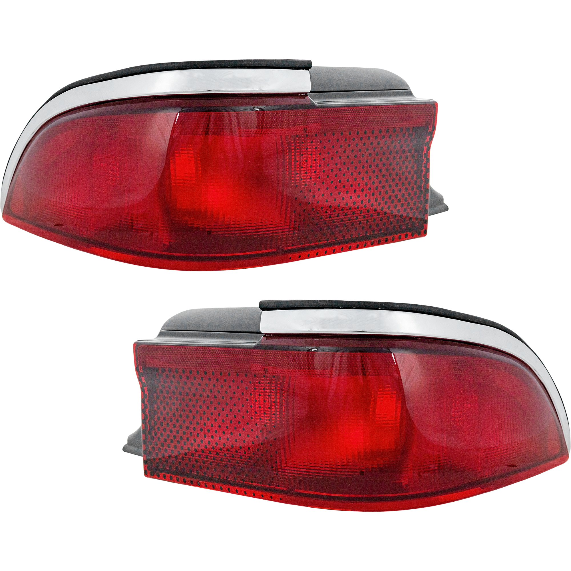 AM GRAND MARQUIS 95-97 TAIL LAMP RH AND LH Lens and Housing SKU SET 3311940RUS Partslink FO2800145 FO2801145 OEM F5MY13405A F5MY13404A