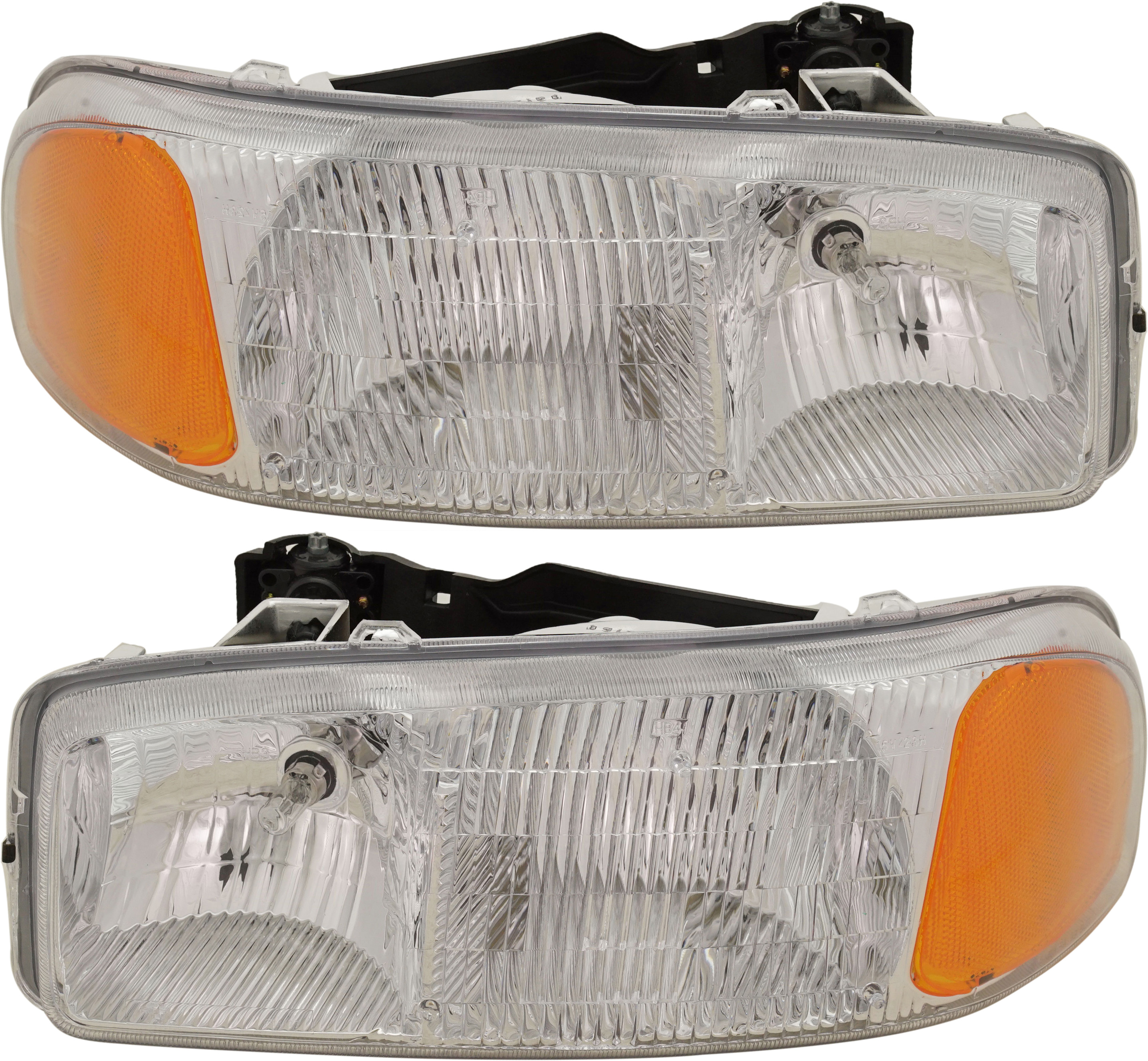 AM SIERRA 99-06 YUKON YUKON XL 00-06 HEAD LAMP RH AND LH Assembly Halogen Includes 2007 Classic Model SKU SET 3321181RAS Partslink GM2503188 GM2502188 OEM 15850352-15850351