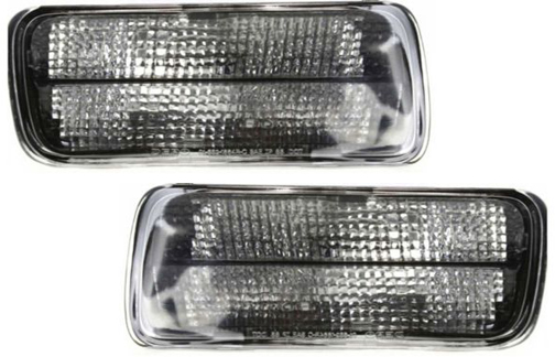 AM CAMARO 85-92 SIGNAL LAMP RH AND LH Lens and Housing Clear SKU SET 3321664RUS Partslink GM2520165 GM2521165 OEM 5975681-5975682