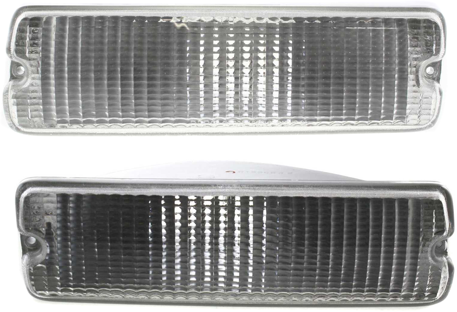 AM DODGE FULL SIZE P U 91-93 SIGNAL LAMP RH AND LH Lens and Housing Below Headlamp SKU SET 3331605RUS Partslink CH2520106 CH2521106 OEM 55026085-55026084