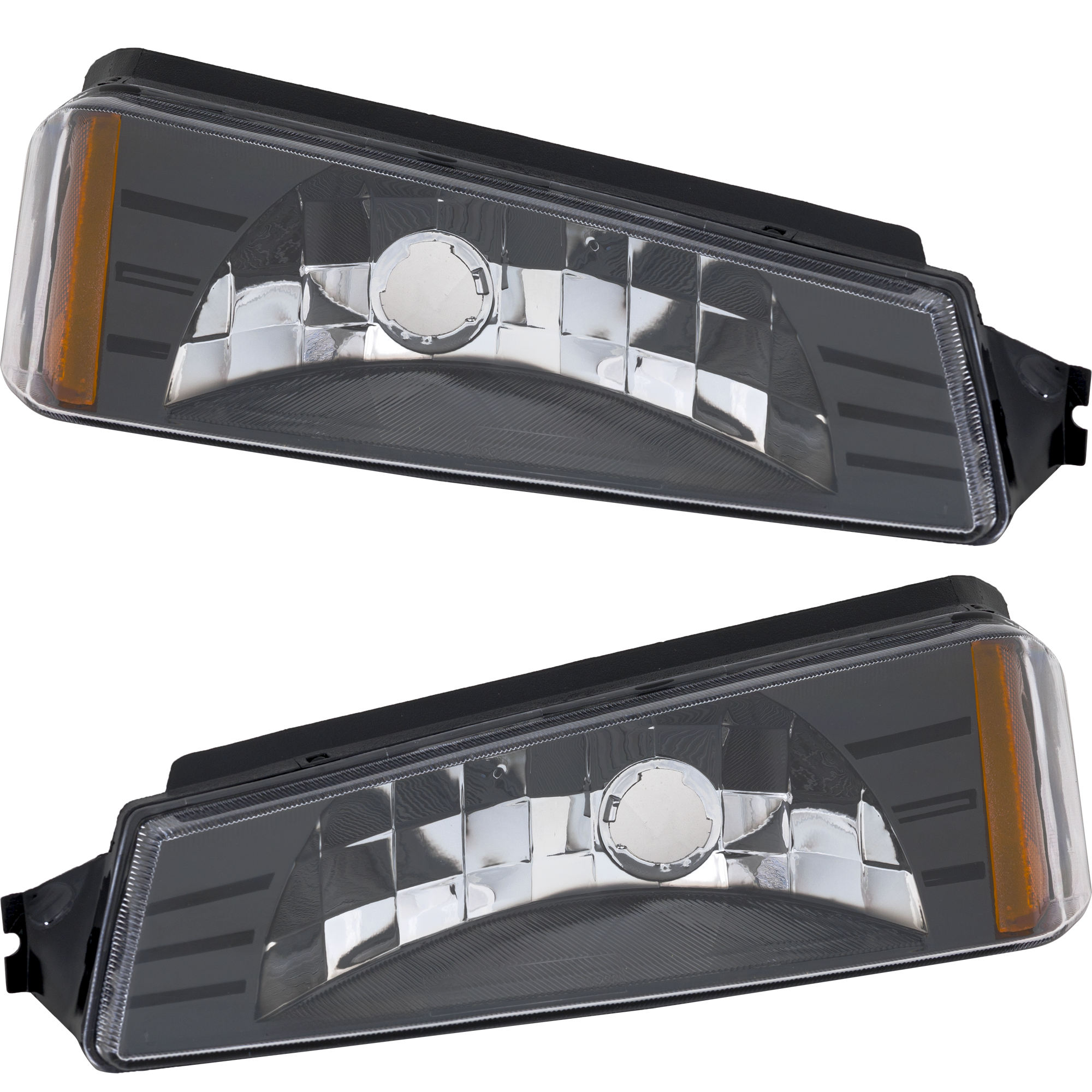 AM AVALANCHE 1500-2500-02-06 SIGNAL LAMP RH AND LH Lens and Housing w o Decor Package w Body Cladding SKU SET 3351603RUS Partslink GM2520184 GM2521184 OEM 15077336-15077337