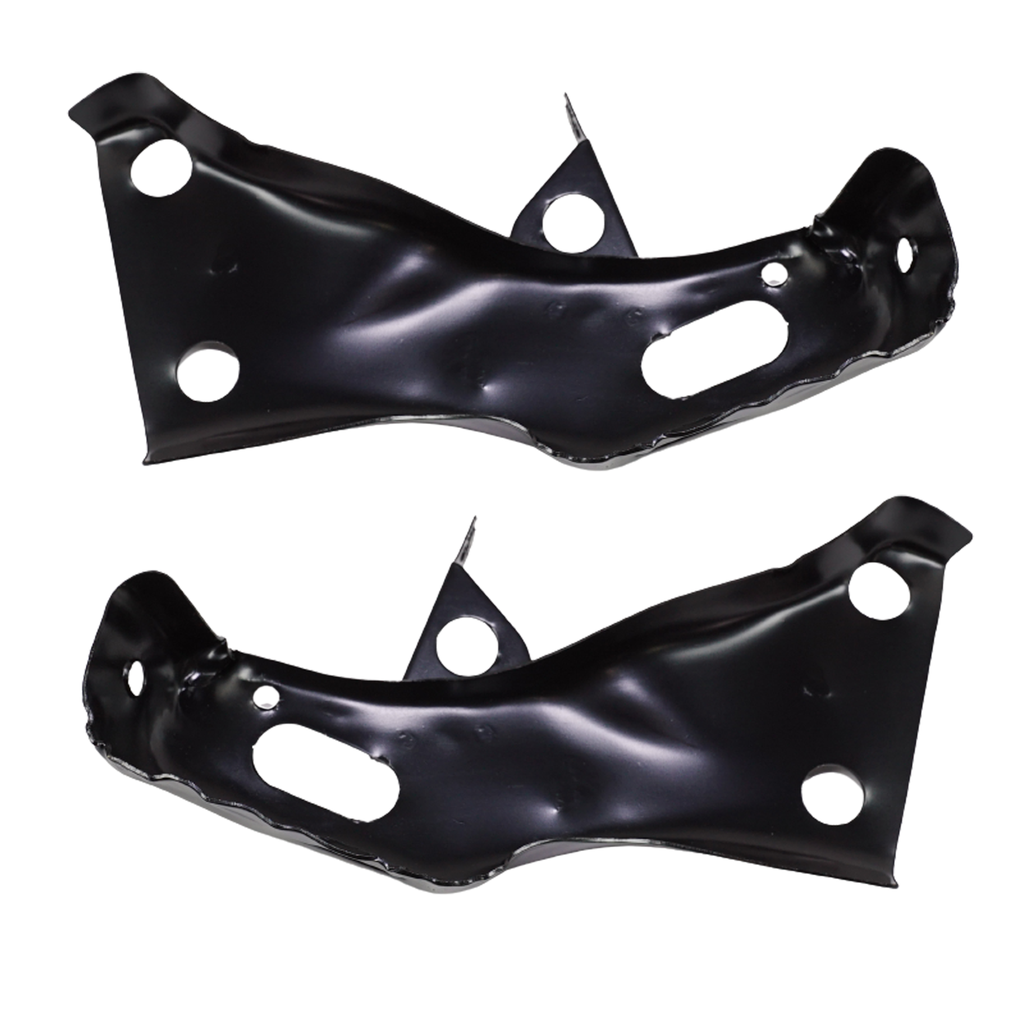 AM TOYOTA PICKUP 89-95 FRONT BUMPER BRACKET RH AND LH 2WD SKU SET 3426 Partslink TO1067107 TO1066107 OEM 5201135060-5201235060