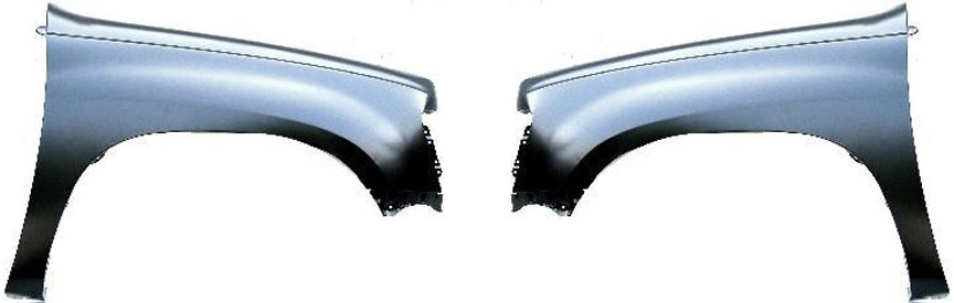 AM T100-93-98 FRONT FENDER RH AND LH Primed SKU SET 3701 Partslink TO1241149 TO1240148 OEM 5381134010-5381234010