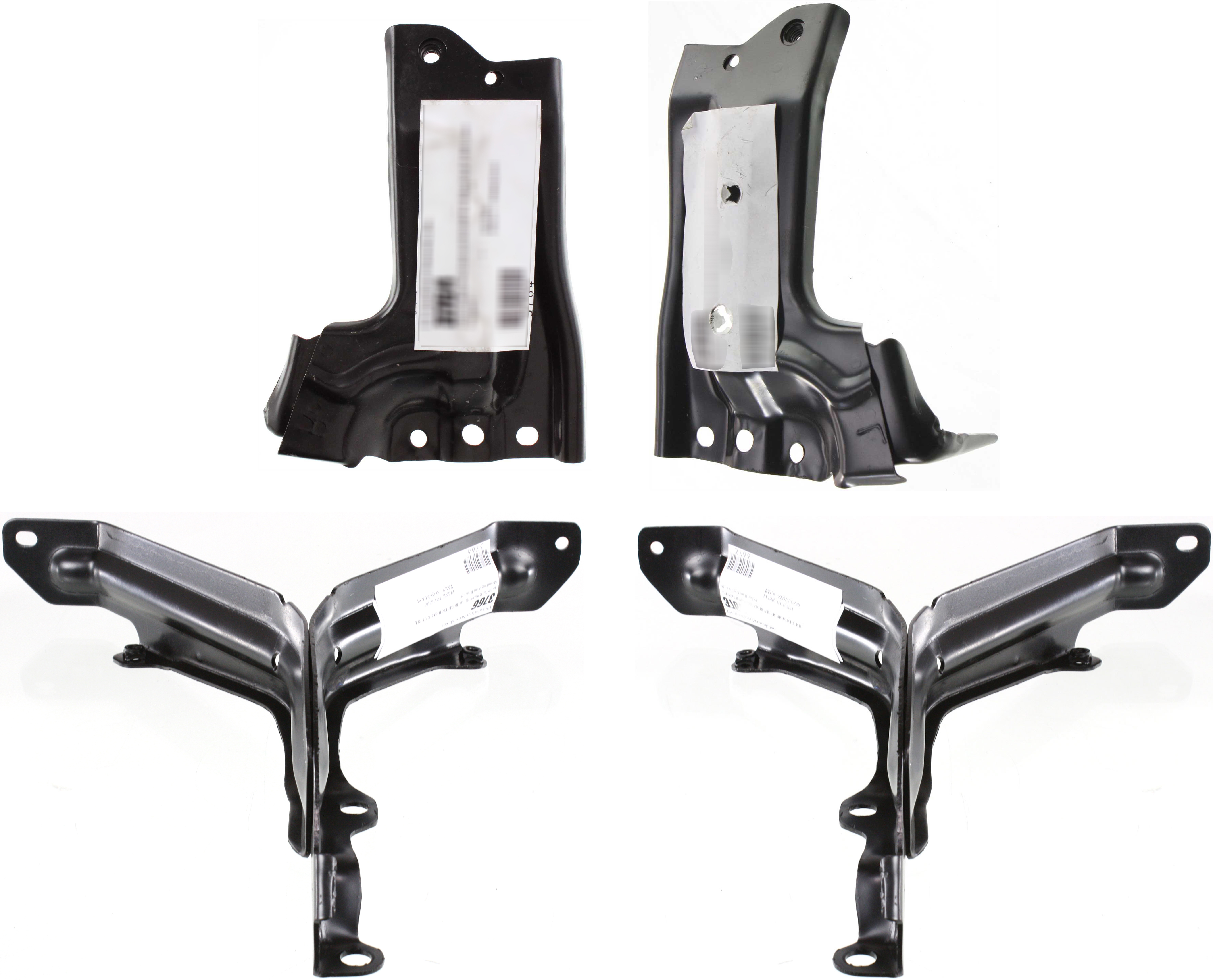 AM 4RUNNER 96-98 REAR BUMPER BRACKET RH AND LH Set of 4 Stay Support and Arm Mounting Bracket SKU SET 3764-4 Partslink TO1143123 TO1142123 TO1167104 TO1166104 OEM 5209335010-5201535020-52094350