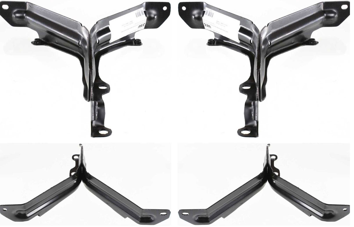AM 4RUNNER 96-98 REAR BUMPER BRACKET RH AND LH Arm Mounting Bracket SKU SET 3766 Partslink TO1167104 TO1166104 OEM 5201535010-5201635010