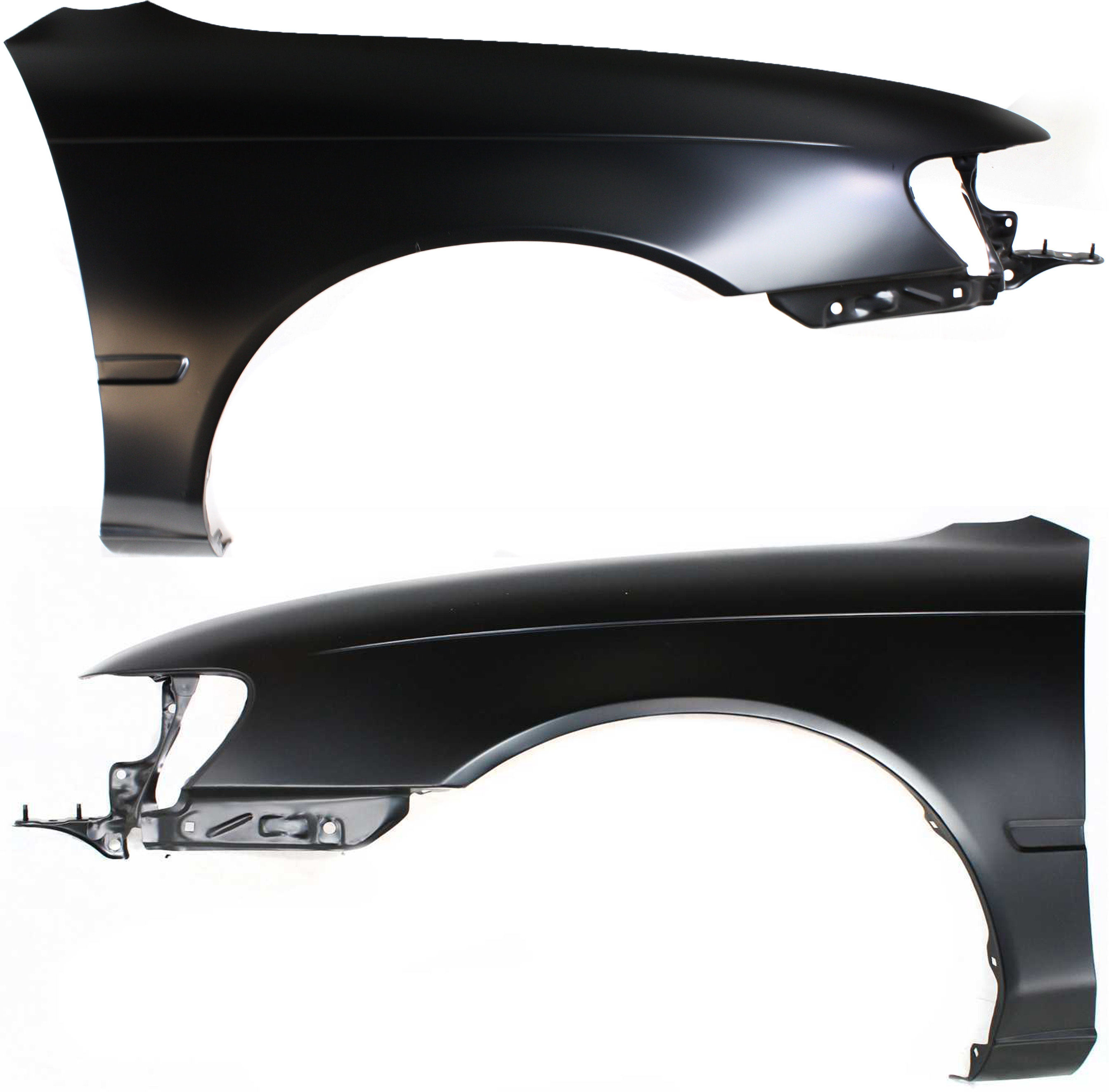 AM COROLLA 93-97 FRONT FENDER RH AND LH Primed Sedan Wagon Japan USA Built Vehicle SKU SET 3801 Partslink TO1241102 TO1240102 OEM 5380102050-5380202050