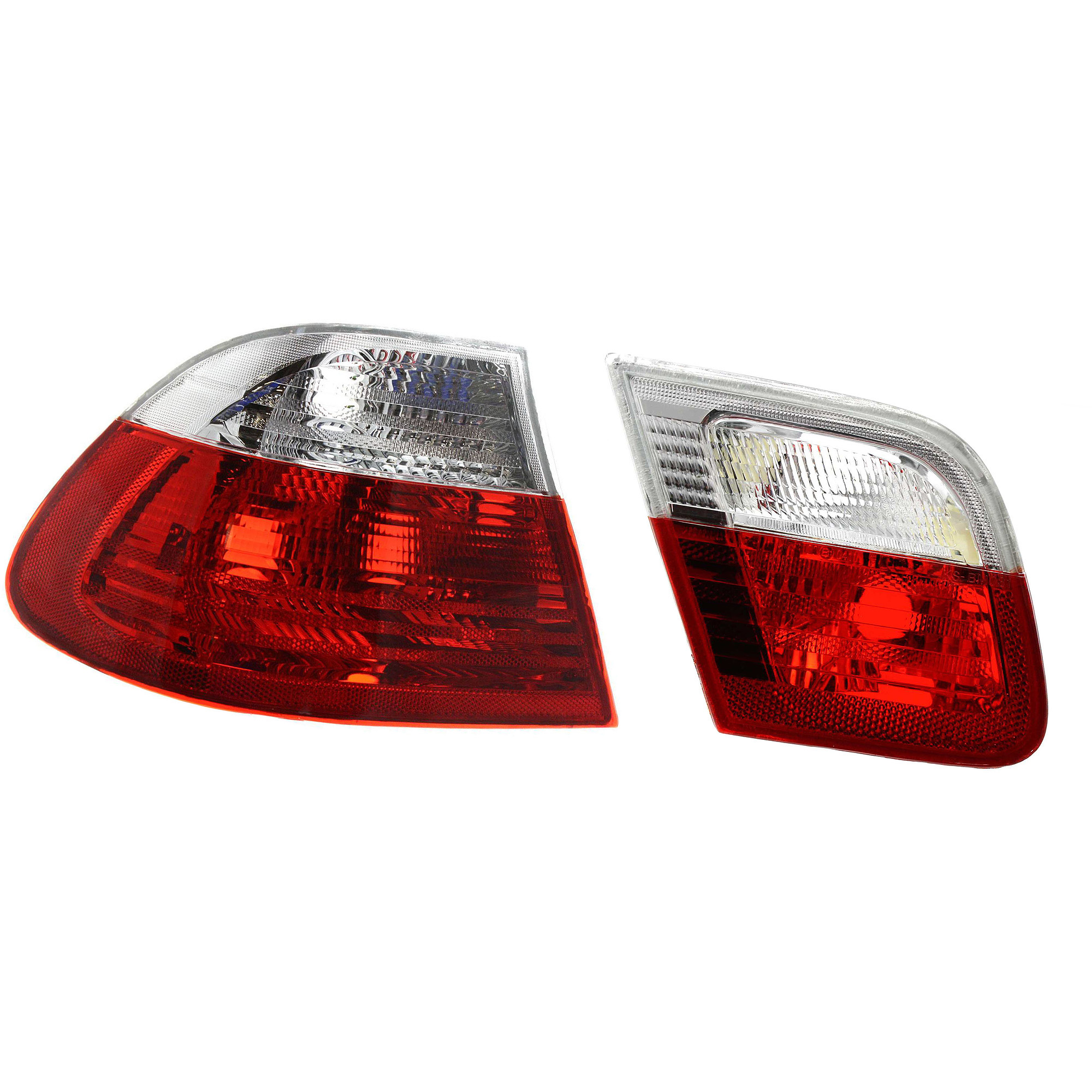 AM 3 SERIES 00-03 TAIL LAMP LH Inner and Outer Halogen SKU SET 4441907LUQCR A Partslink BM2800108 BM2882102 OEM 63218364727-63218383825