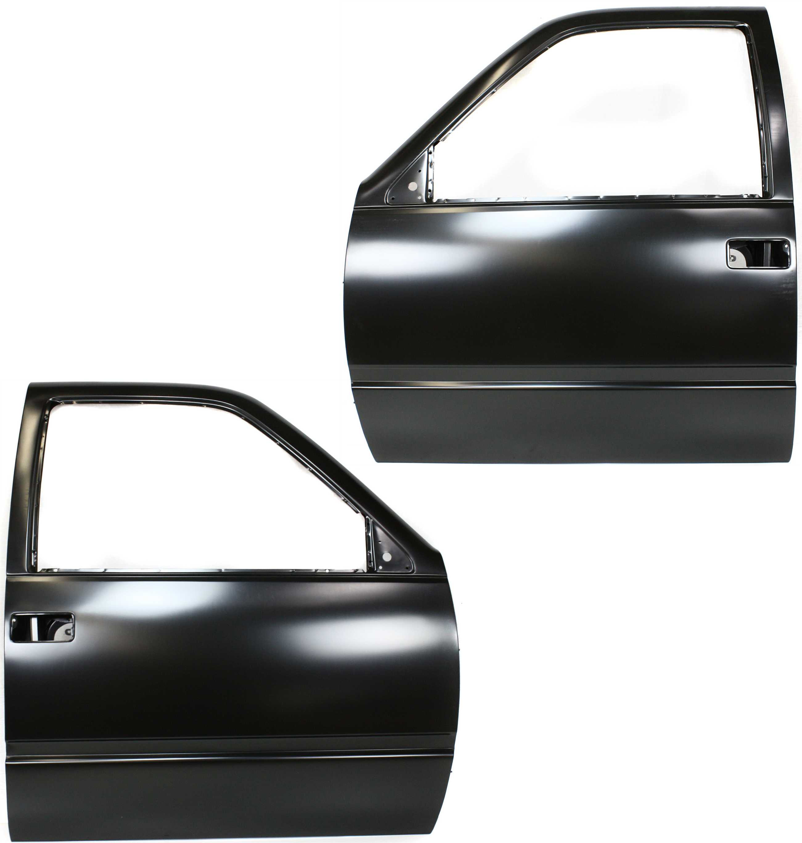 AM C K FULL SIZE P U 88-02 FRONT DOOR SHELL RH AND LH SKU SET 5757 Partslink GM1301101 GM1300101 OEM 12387770-12387769