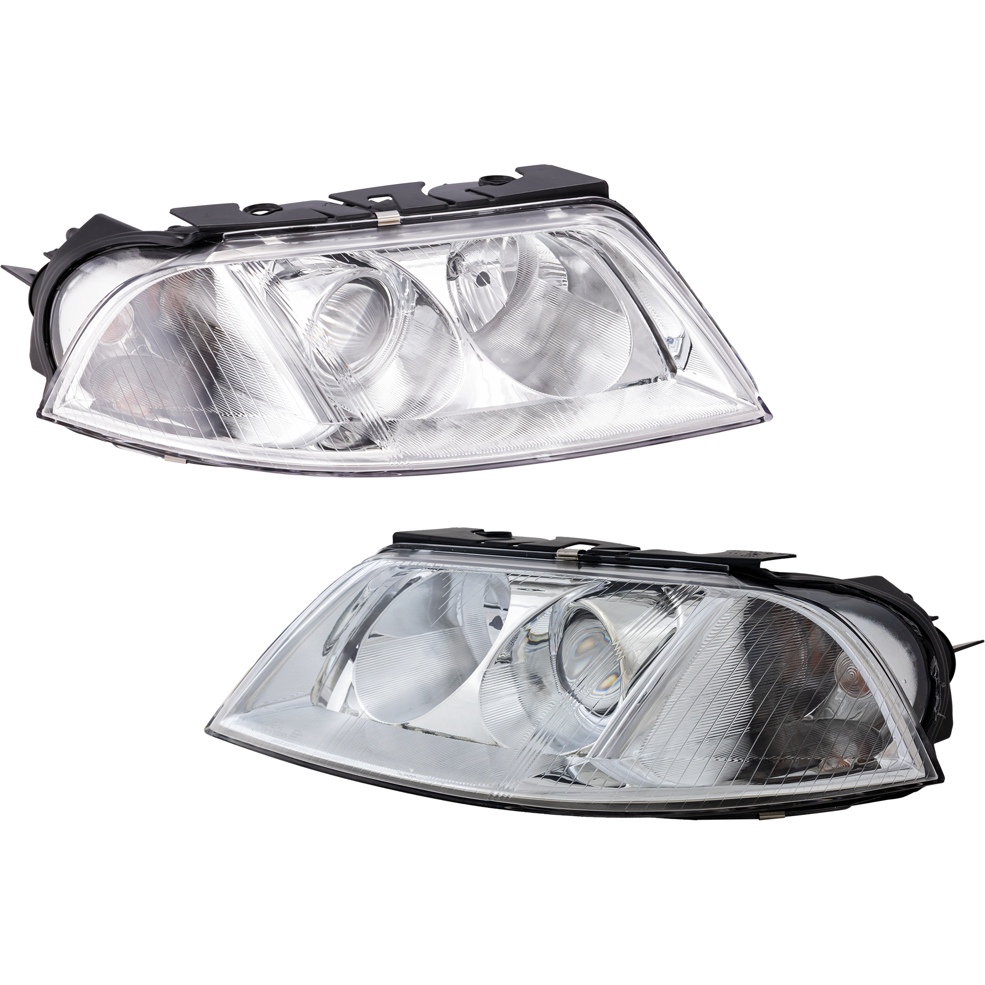 AM PASSAT 01-05 HEAD LAMP RH AND LH Assembly Halogen New Body Style SKU SET 65572G Partslink VW2502118 VW2503118 OEM 3B0941015AQ 3B0941016AQ
