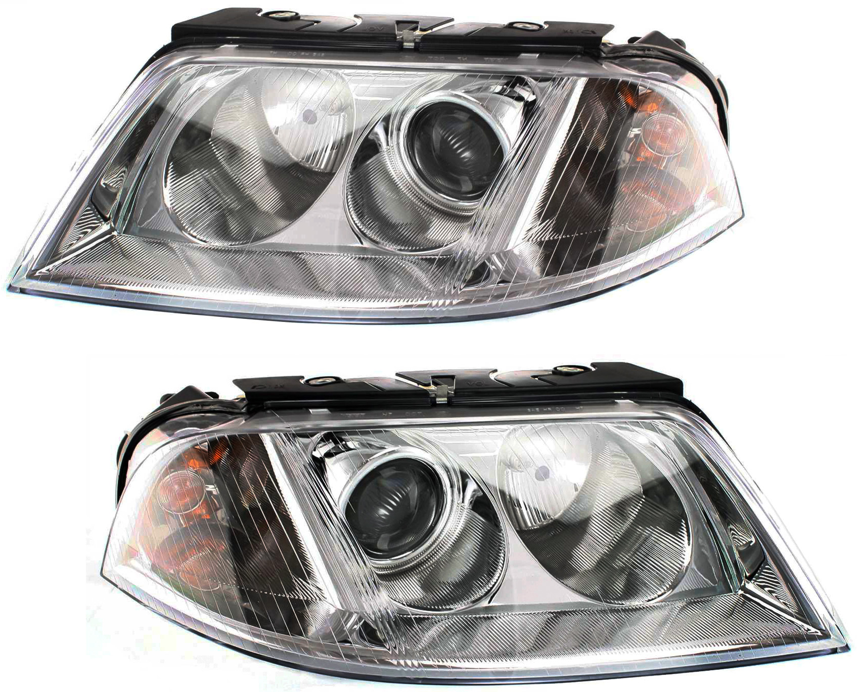 AM PASSAT 01-05 HEAD LAMP RH AND LH Assembly Halogen New Body Style SKU SET 65572 Partslink VW2503118 VW2502118 OEM 3B0941016AQ 3B0941015AQ
