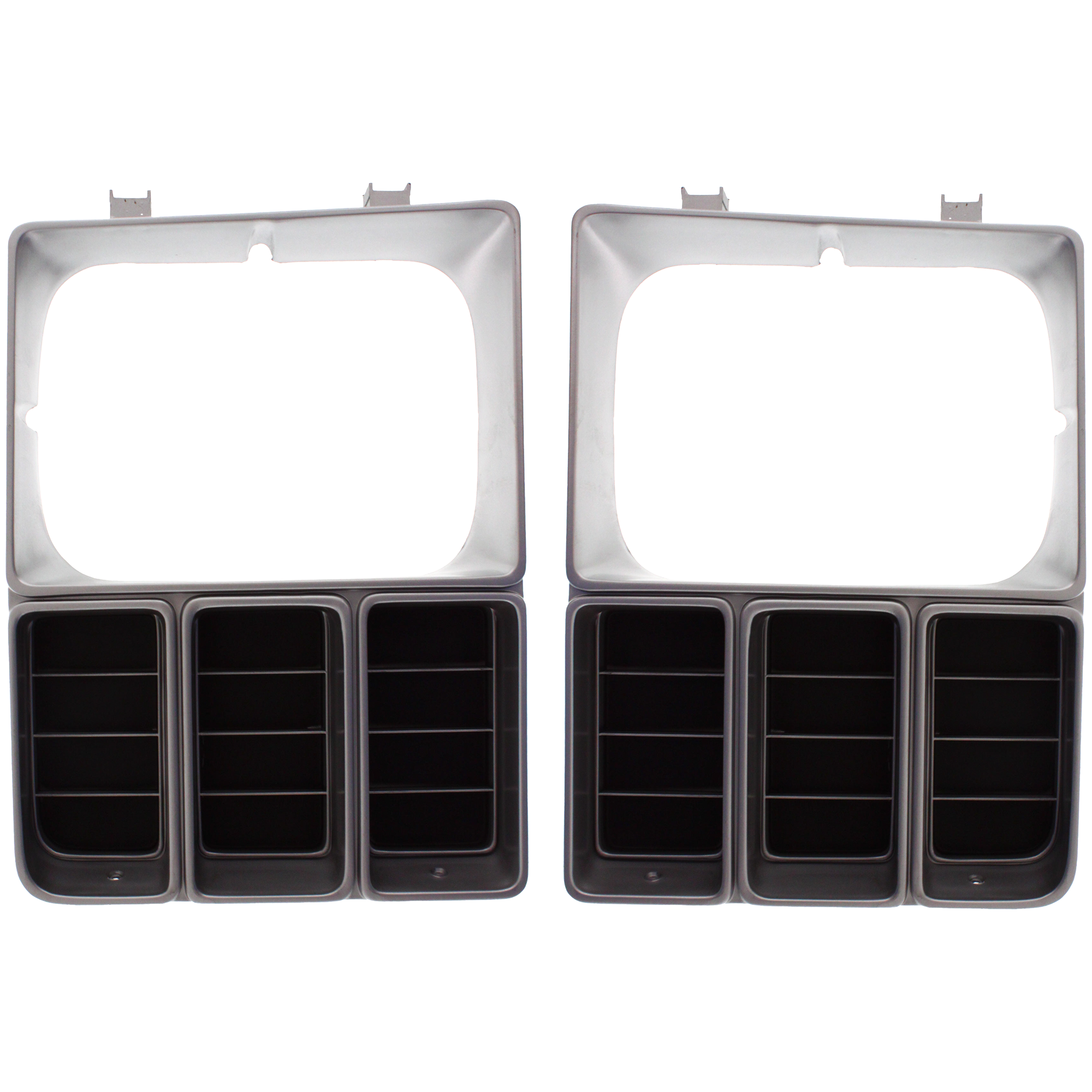 AM C K SERIES SUBURBAN 81-82 HEAD LAMP DOOR RH AND LH w Single Headlamps SKU SET 6729 Partslink GM2513105 GM2512105 OEM 14021352-14021351