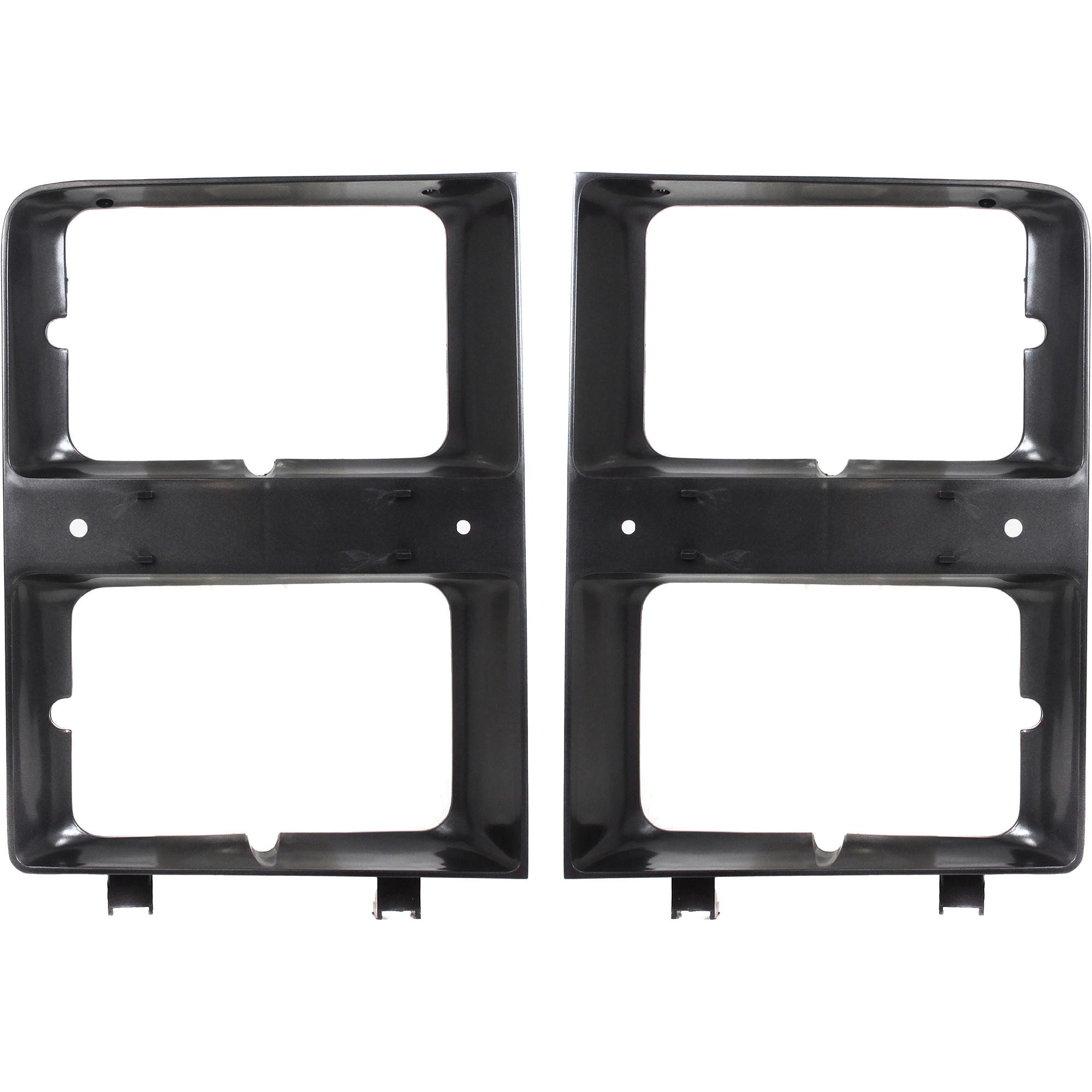 AM C K SERIES SUBURBAN 83-84 HEAD LAMP DOOR RH AND LH w Dual Headlamps w o Molding SKU SET 6743-1 Partslink GM2513109 GM2512109 OEM 14043888-14043887
