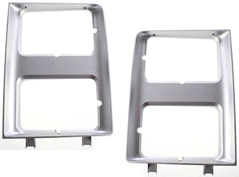 AM SUBURBAN 85-88 HEAD LAMP DOOR RH AND LH w Dual Headlamps CAPA SKU SET 6761 Partslink GM2513126 GM2512126 OEM 15598728-15598727