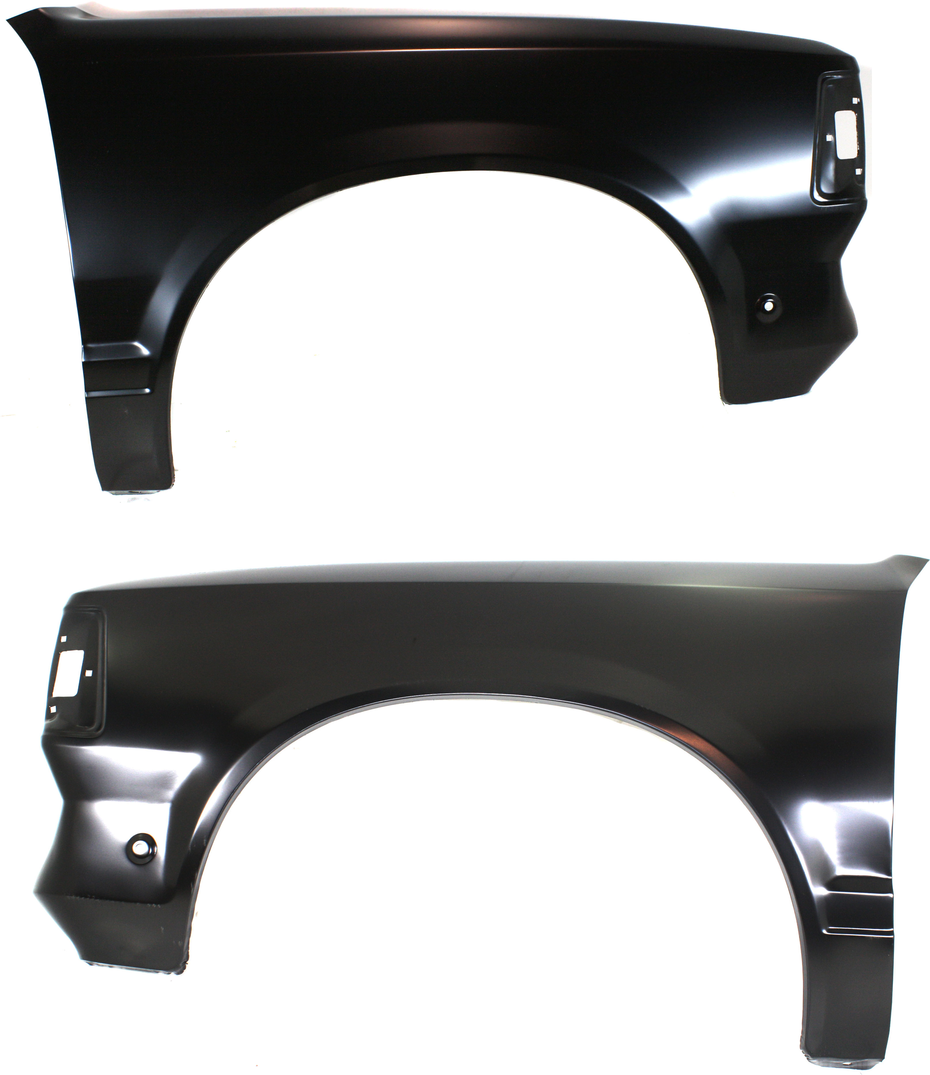 AM NISSAN PICKUP 80-86 FRONT FENDER RH AND LH Primed SKU SET 681 Partslink NI1241114 NI1240113 OEM 6311208W00-6311308W00