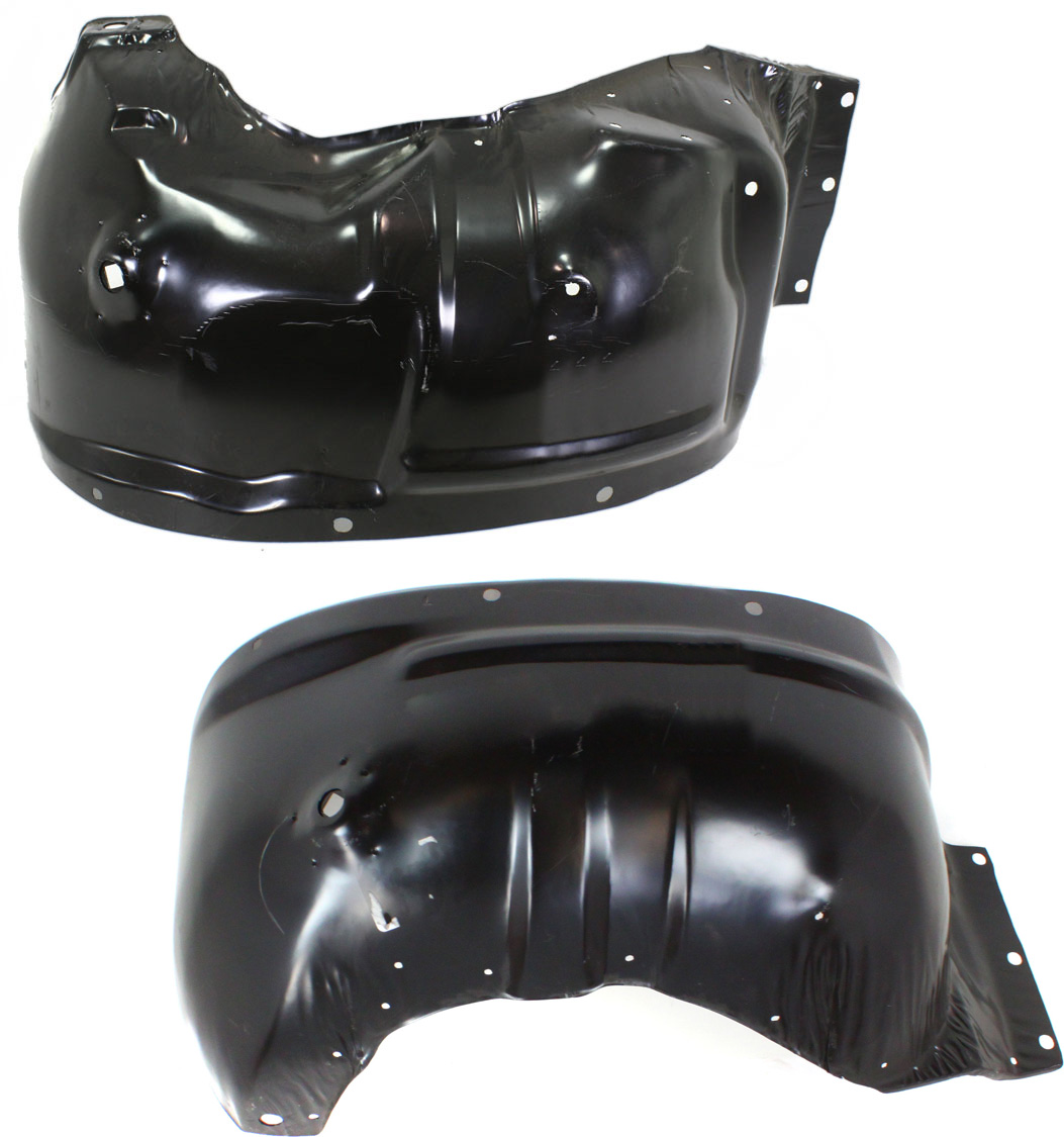 AM S10 PICKUP 82-93 S10 BLAZER 83-94 INNER FENDER RH AND LH Wheelhouse Steel Black SKU SET 6903 Partslink GM1247103 GM1246103 OEM 15606194-15606171