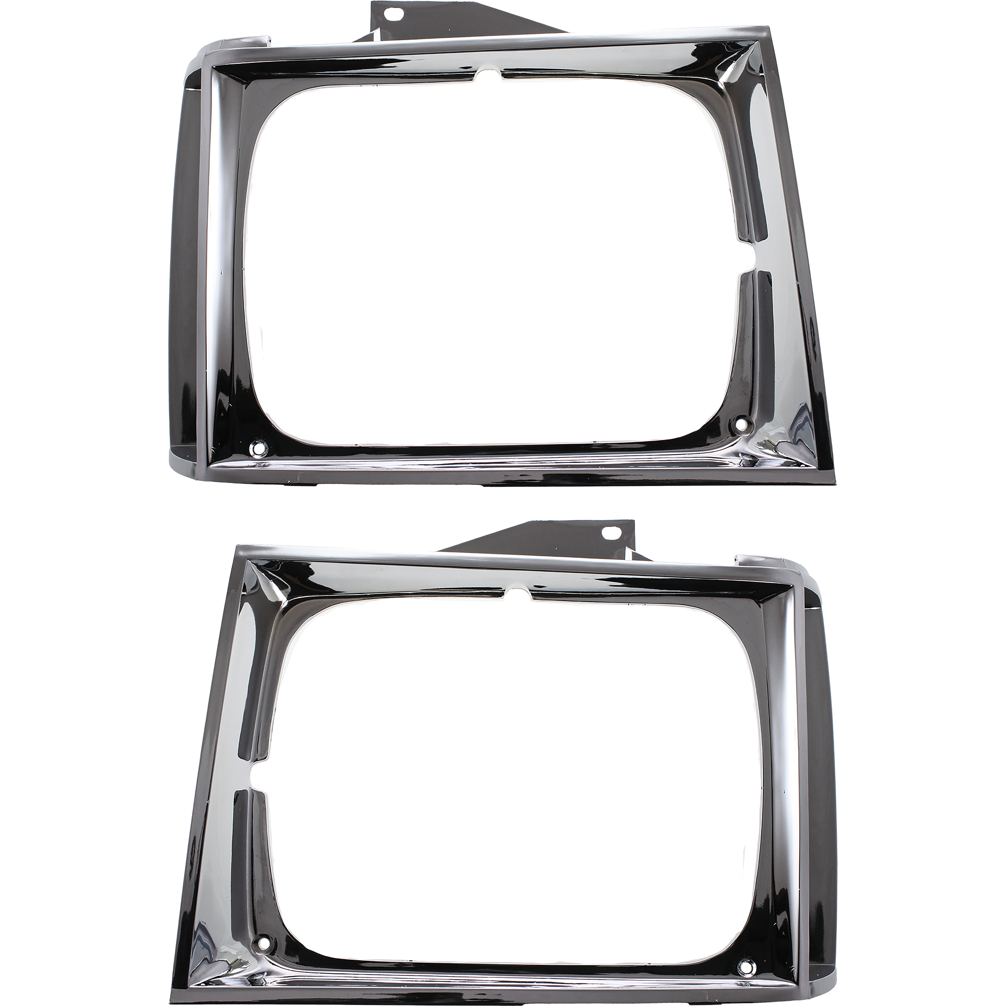 AM S10 PICKUP 82-90 HEAD LAMP DOOR RH and LH Included Chrome SKU SET 6921 Partslink GM2513121 GM2512121 OEM 15591586-15591585