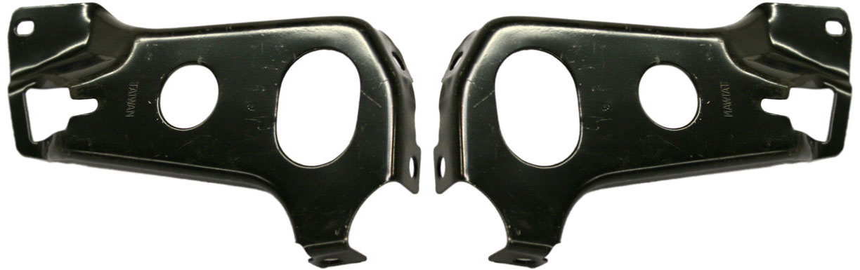 AM NISSAN PICKUP 86-92 FRONT BUMPER BRACKET RH AND LH Mounting Bracket 4WD SKU SET 741-1 Partslink NI1067103 NI1066103 OEM 6221231G00-6221331G00