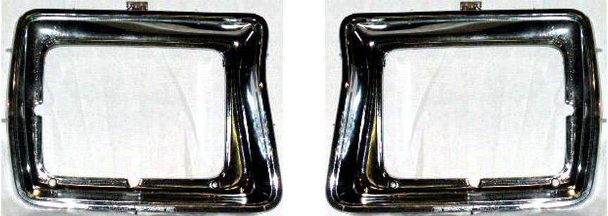 AM Headlight Door SKU SET 7735-1 Partslink FO2512114 FO2513115 OEM D8TZ13064E D8TZ13064F