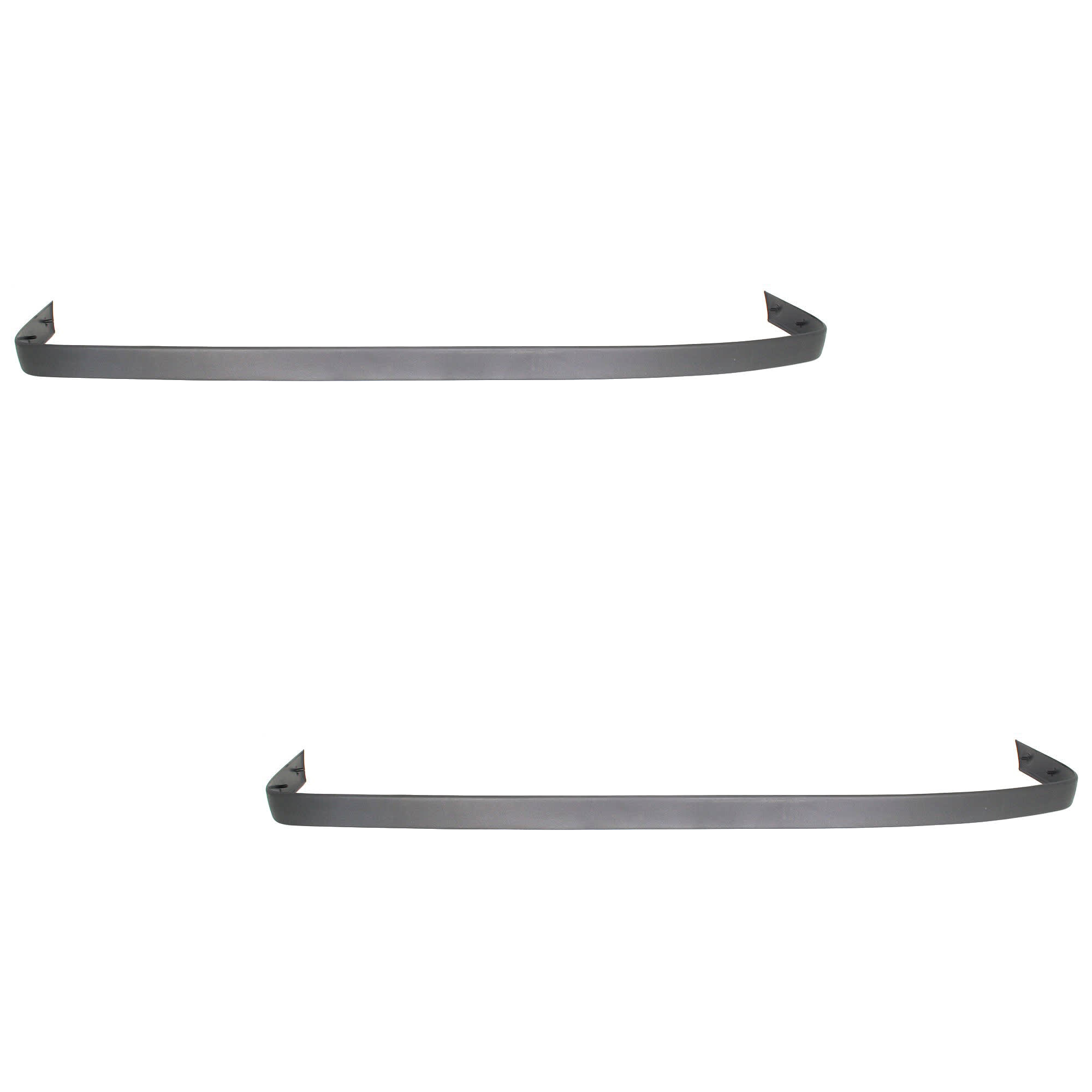 AM F SERIES 87-91 FRONT BUMPER MOLDING RH AND LH Bumper Strip Plastic Black SKU SET 7738-2