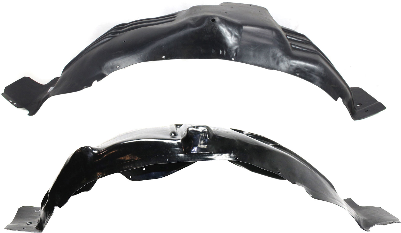 AM F SERIES 87-97 FRONT FENDER LINER RH AND LH SKU SET 7799 Partslink FO1247104 FO1246104 OEM F4TZ16054A F4TZ16055A