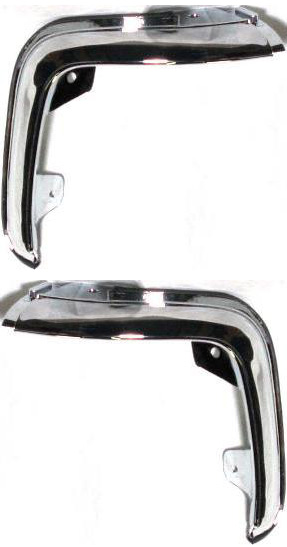 AM RANGER 93-97 GRILLE RH AND LH Chrome SKU SET 7824 Partslink FO1213103 FO1212103 OEM F37Z16160A F37Z16161A