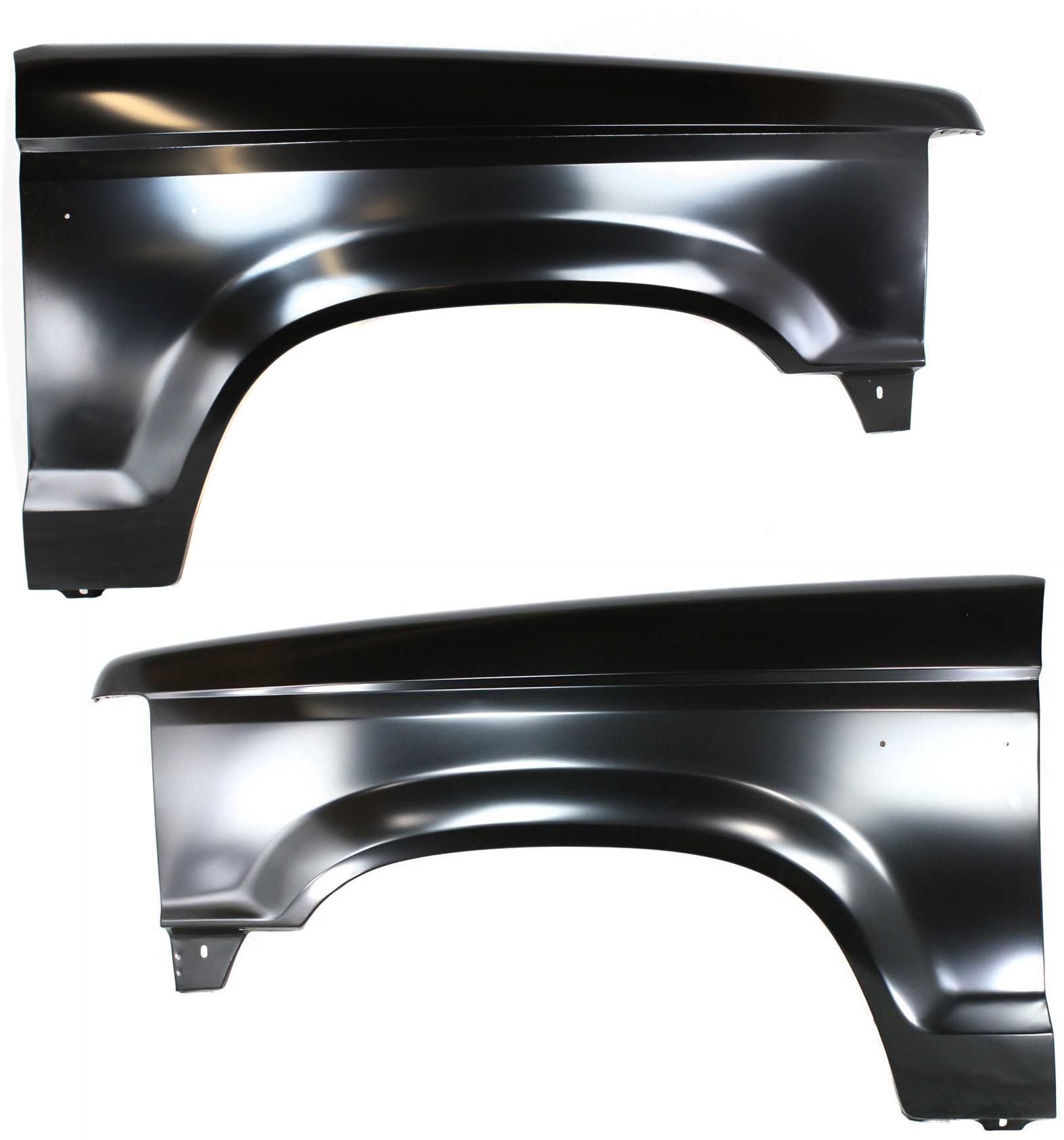 AM RANGER 89-92 FRONT FENDER RH AND LH Primed SKU SET 7921 Partslink FO1241129 FO1240128 OEM E9TZ16005A E9TZ16006A