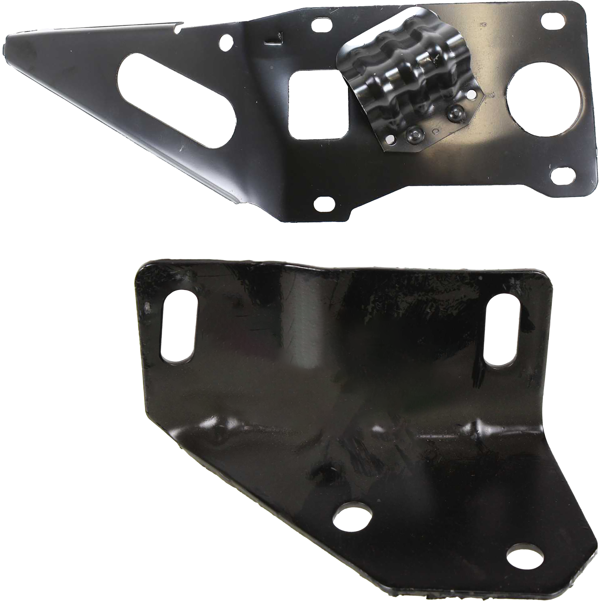 AM RANGER 93-97 FRONT BUMPER BRACKET LH Set of 2 Arm and Mounting Plate SKU SET 8060-1-2 Partslink FO1066123 FO1066125 OEM F37Z17752B F37Z17B895A