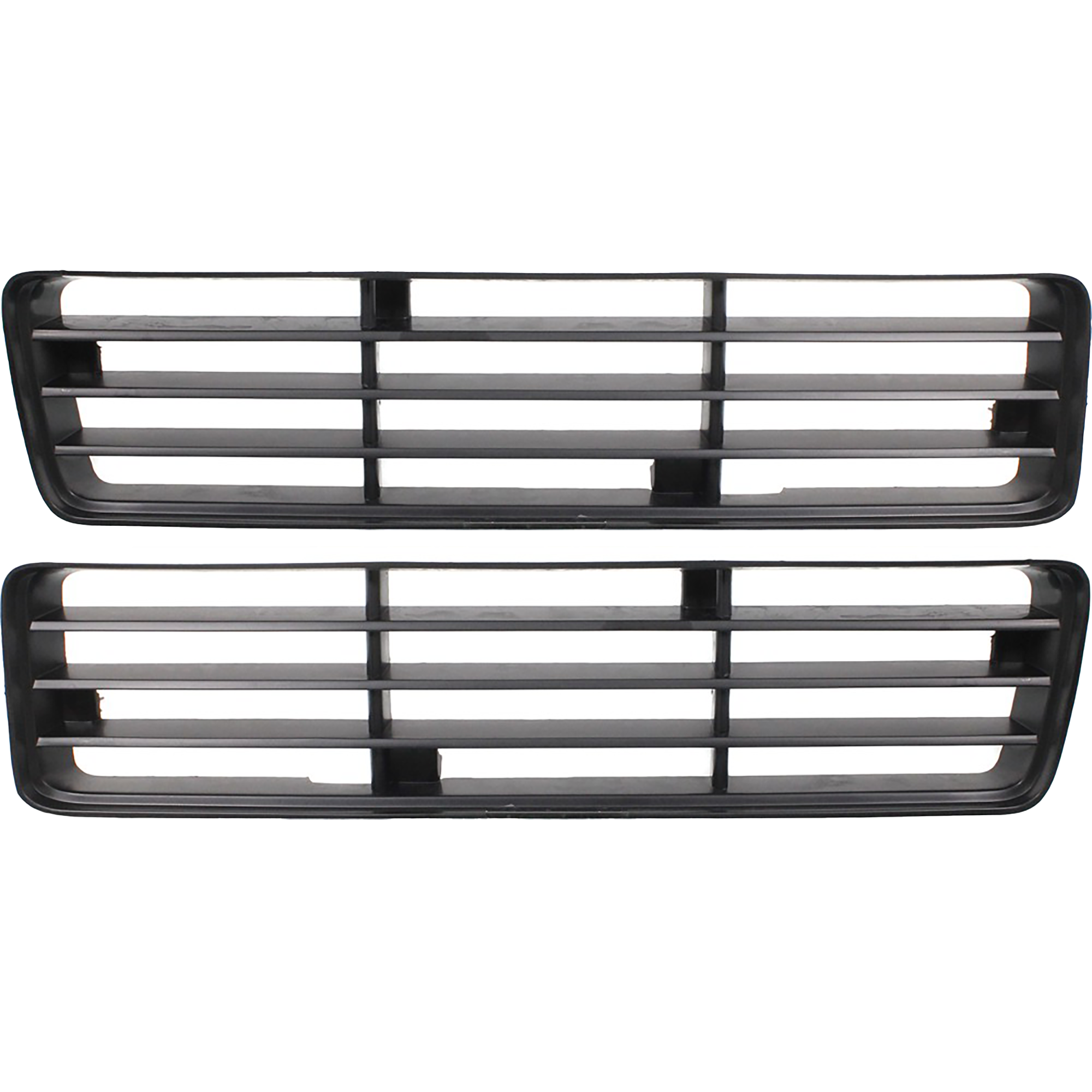 AM DODGE FULL SIZE P U 91-93 GRILLE INSERT RH AND LH Lower Ptd Black SKU SET 9310 Partslink CH1200135 CH1200136 OEM 55054648-55054649