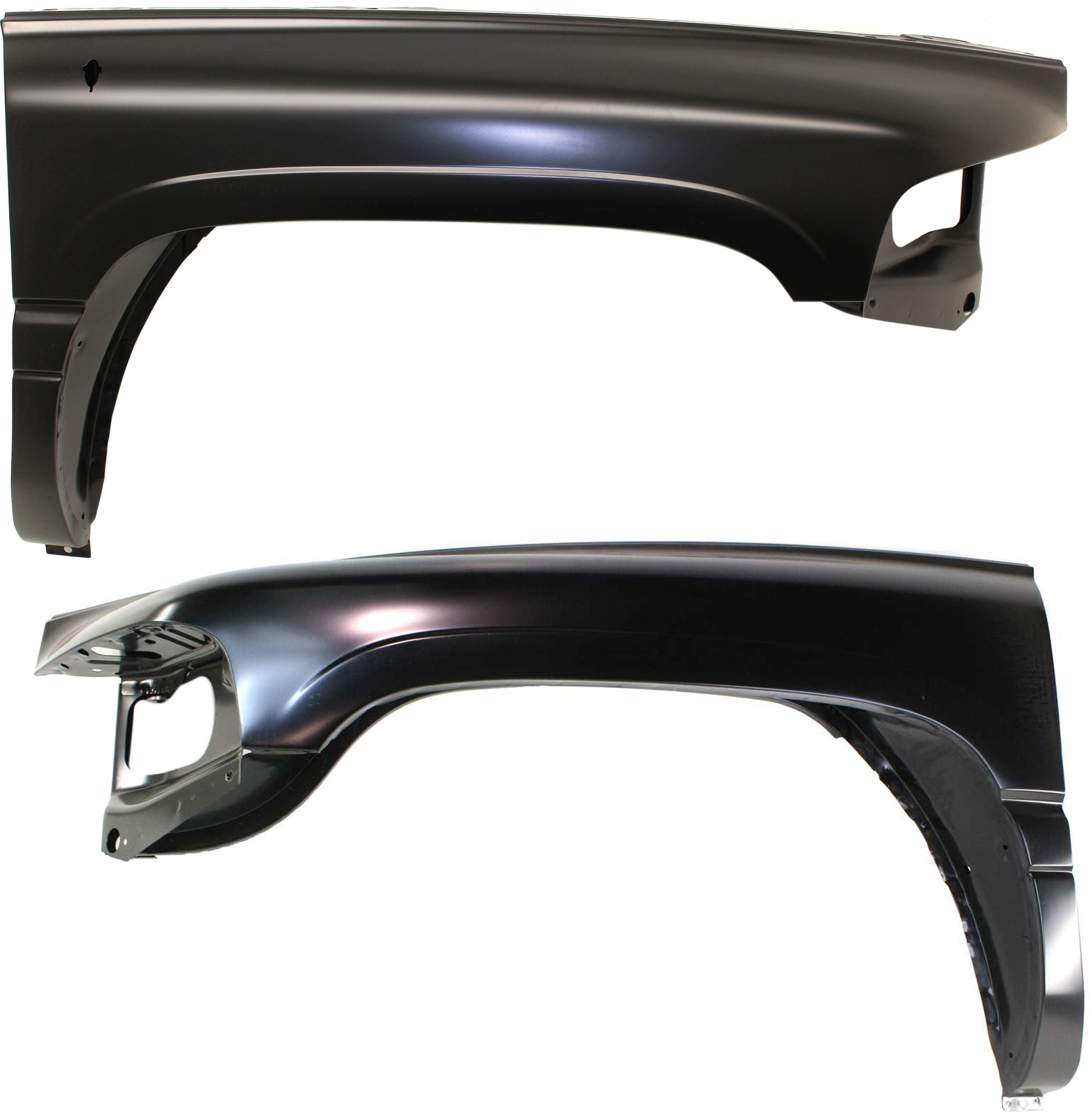AM RAM 1500-94-01-2500-3500-94-02 FRONT FENDER RH AND LH Primed CAPA SKU SET 9351Q Partslink CH1241186C CH1240186C OEM 55234708AG 55234709AG