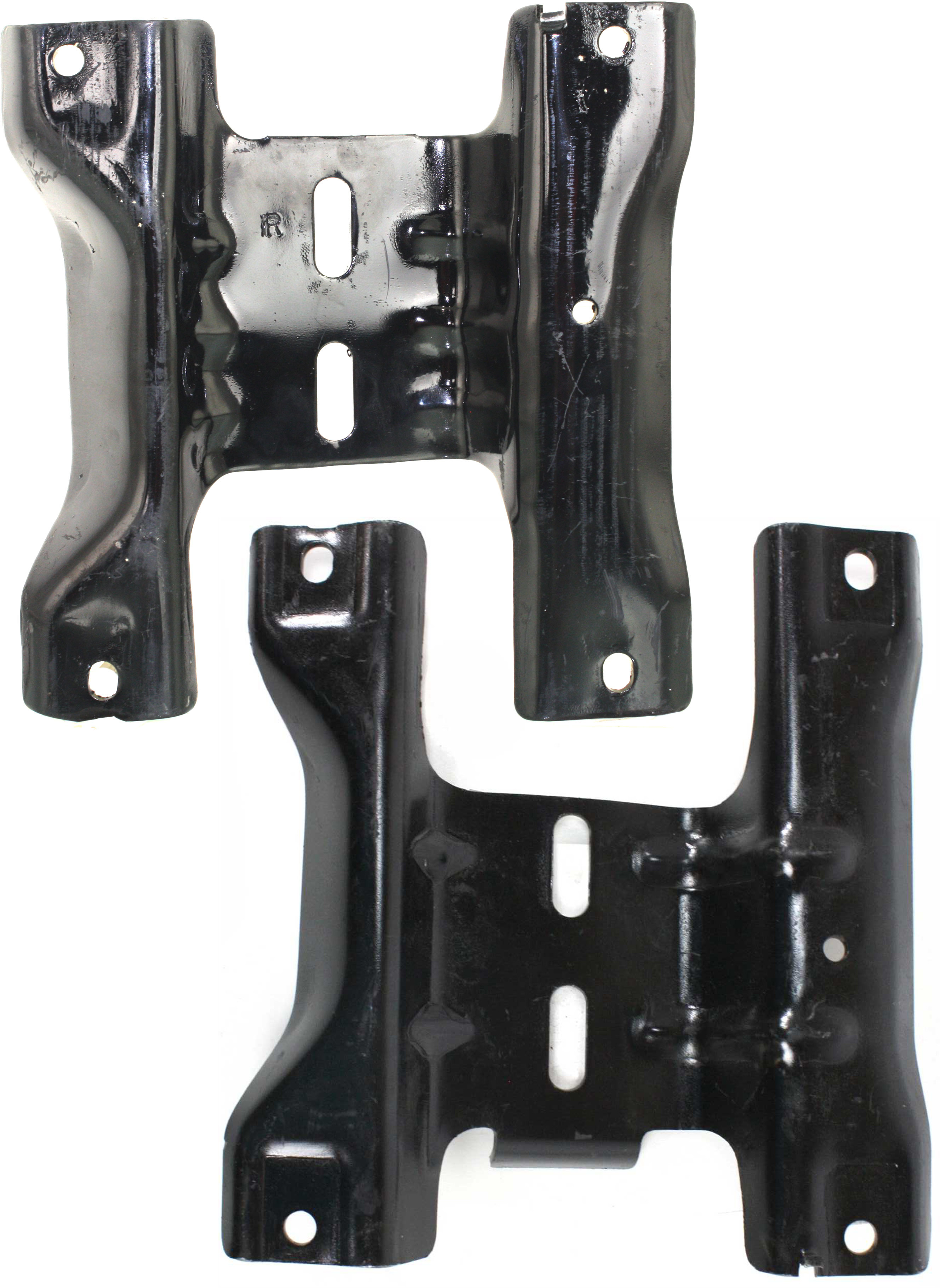 AM EXPEDITION F 150 F 250-97-98 FRONT BUMPER BRACKET RH AND LH SKU SET 9818 Partslink FO1067115 FO1066115 OEM F65Z17B984BA F65Z17B985BA